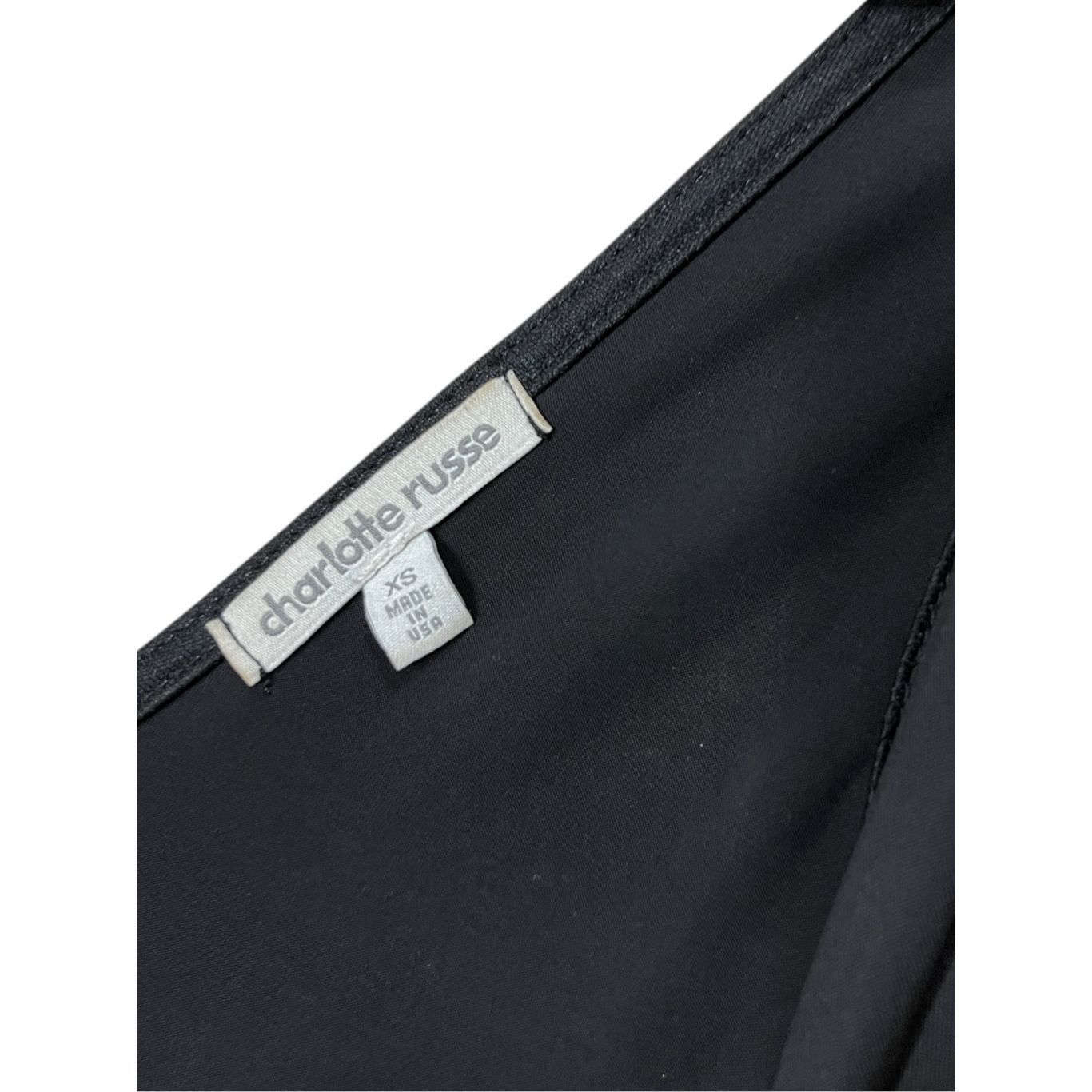 Other Charlotte Russe Y2K Black Wide Leg Jumpsuit Size XS Size US 26 / EU 42 - 7 Thumbnail