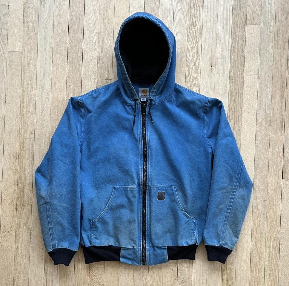 Carhartt Vintage Carhartt Active Jacket blue/black Size US L / EU 52-54 / 3 - 1 Thumbnail