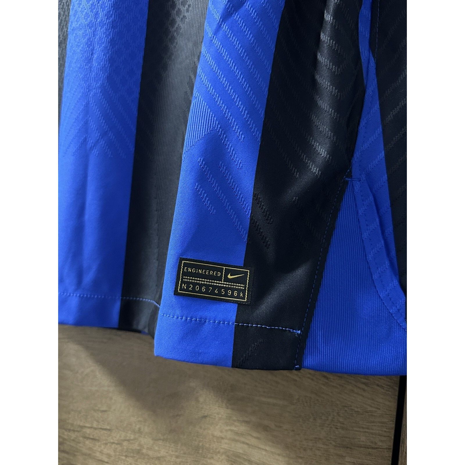 Nike INTER MILAN 2022 2023 HOME SHIRT JERSEY NIKE PLAYER ISSUE Size US L / EU 52-54 / 3 - 11 Thumbnail