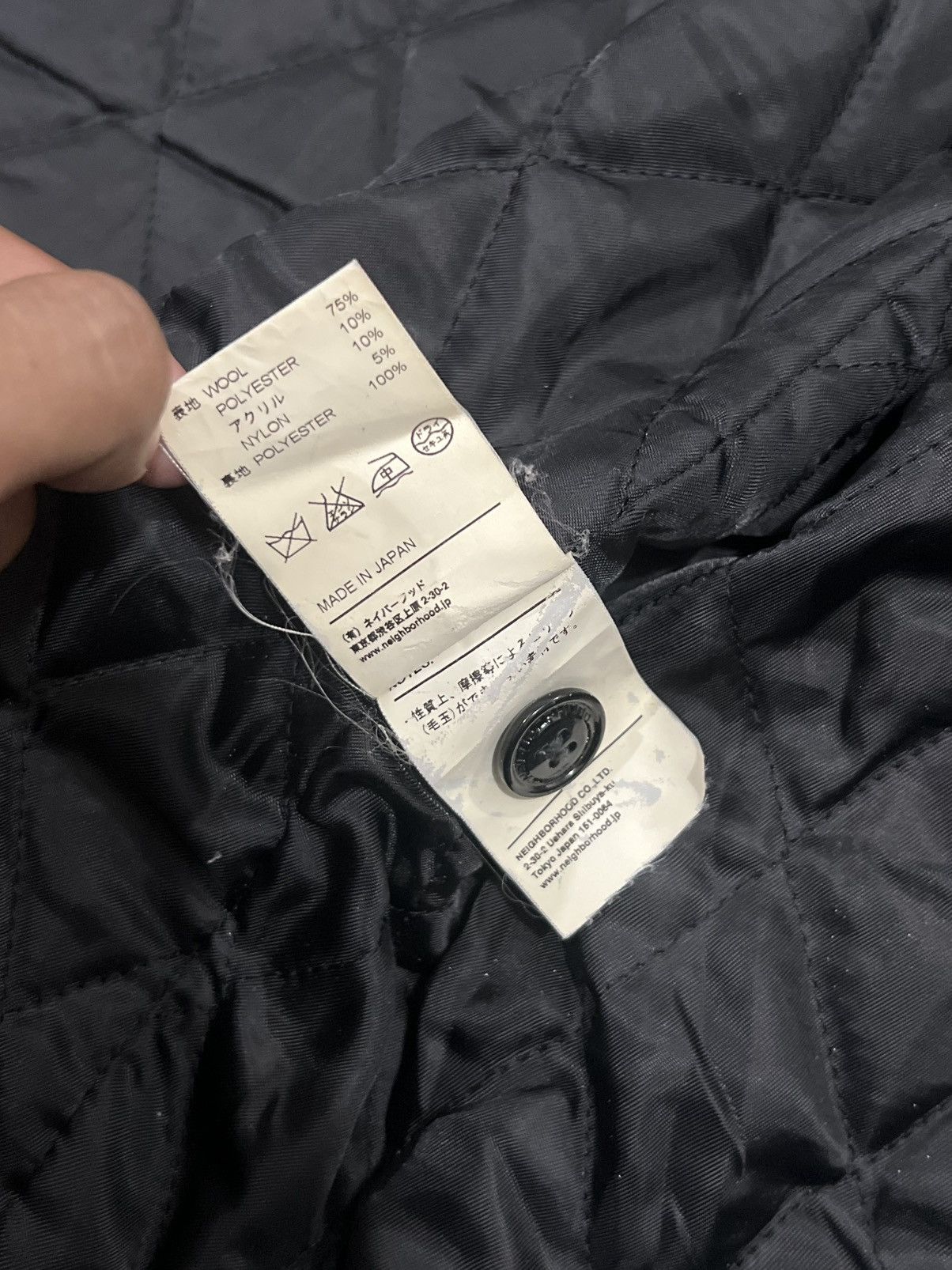 Neighborhood Neighborhood Drifter Short W-JKT Check Wool Work Rib Jacket Size US M / EU 48-50 / 2 - 11 Thumbnail