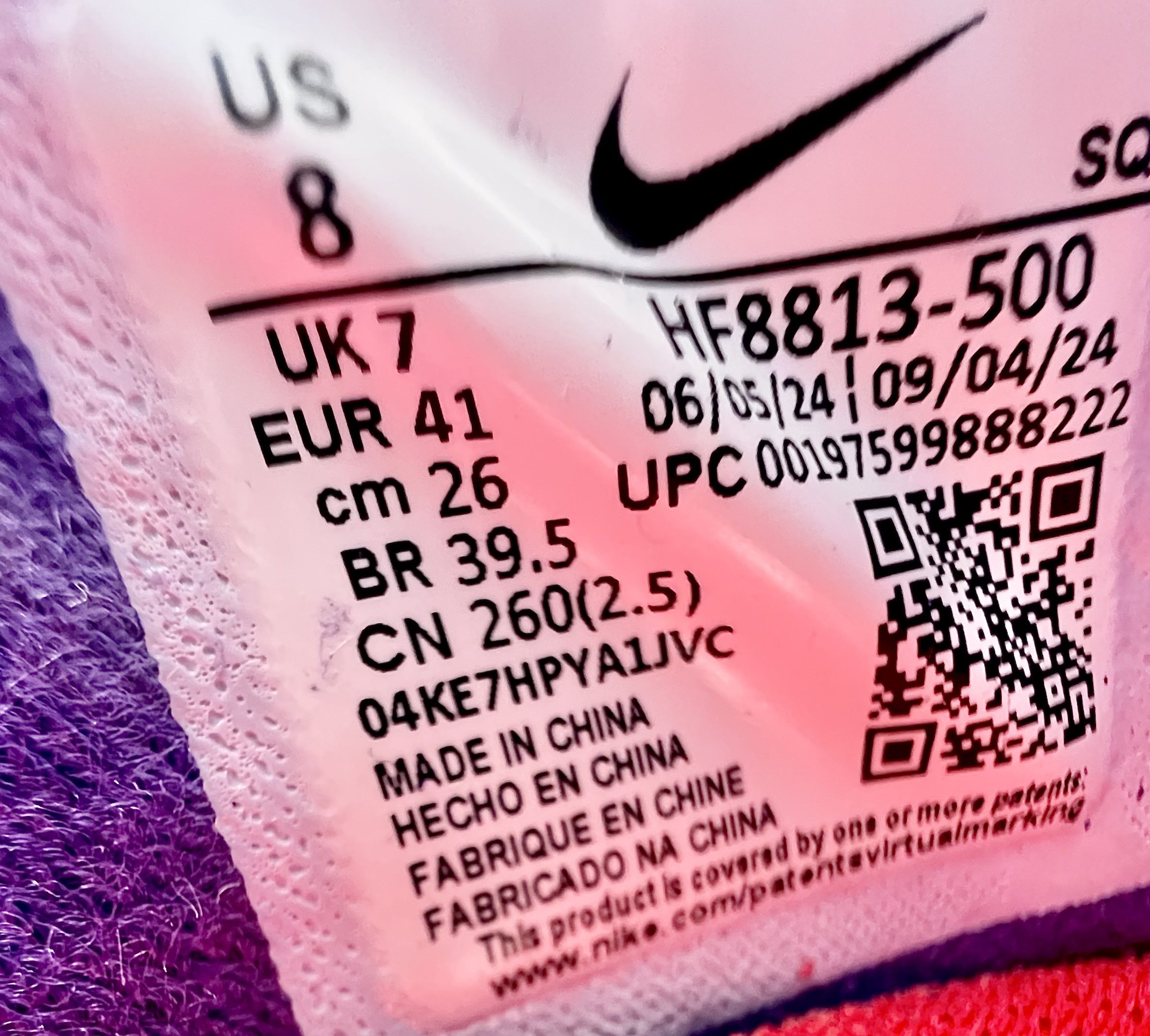 Nike × Supreme Nike Air Max 1 '87 SP x Supreme "Varsity Purple" Size US 8 / EU 41 - 6 Thumbnail