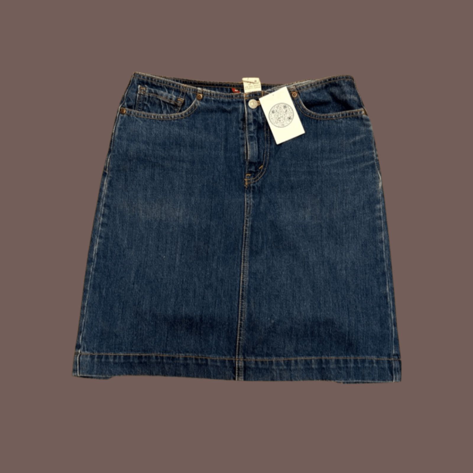 VTG Denim Mini Skirt Levi’s Blue A-Line 90s Skatercore