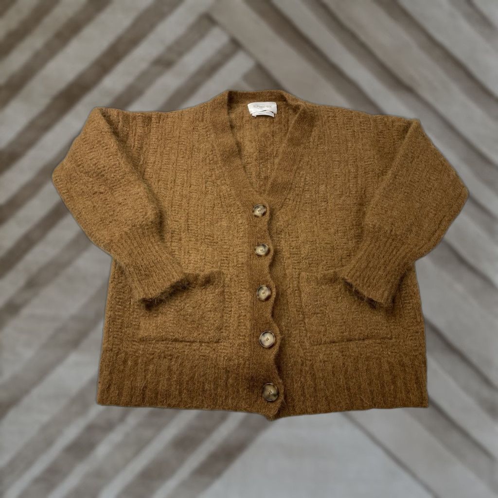Vintage VINTAGE Eleven Six Cardigan Knit Sweater Alpaca Brown XS/S Women Long Sleeve Size XS/S Cardigan Peru Womens Brown Knit Alpaca Blend 90s Size XS / US 0-2 / IT 36-38 - 1 Thumbnail