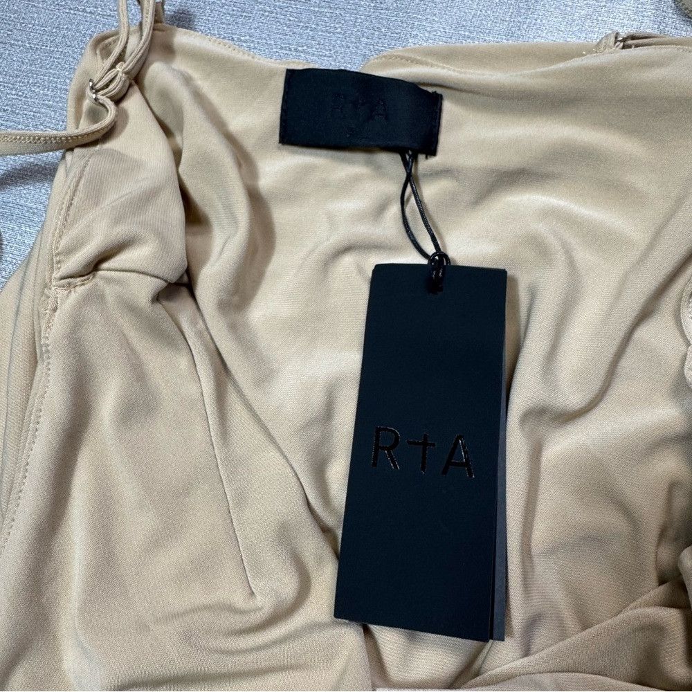Rta NWT New Rta Adriana Mini Sesame Beige Dress Size XL Size XL / US 12-14 / IT 48-50 - 5 Thumbnail