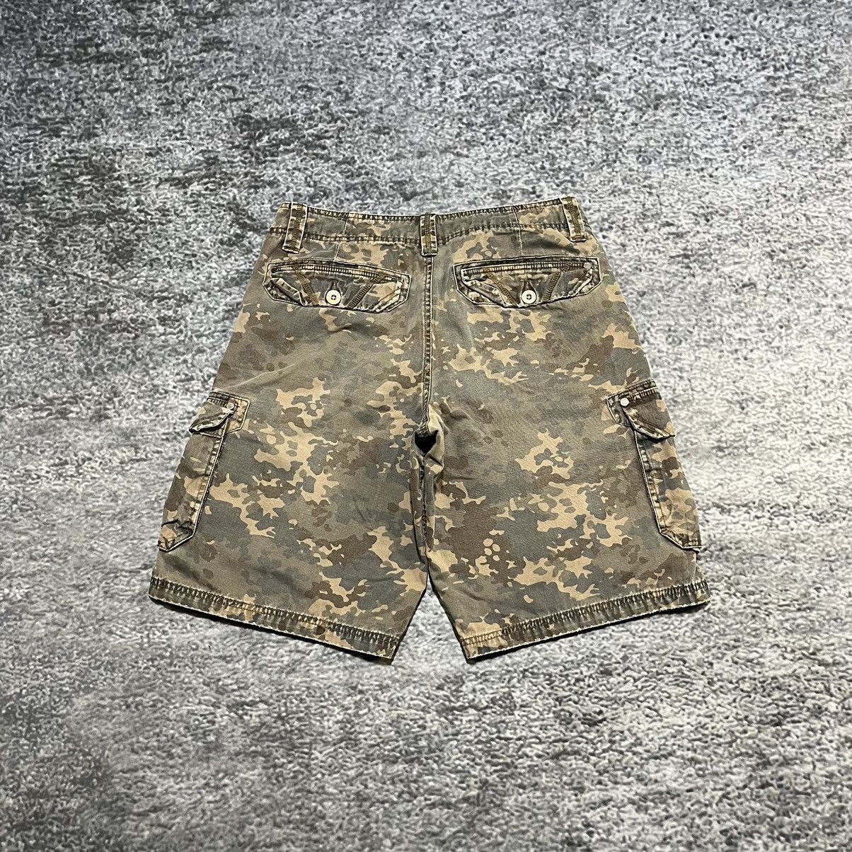Route 66 Vintage Y2K Route 66 Camo Cargo Shorts Utility Baggy 32 Size US 32 / EU 48 - 2 Thumbnail