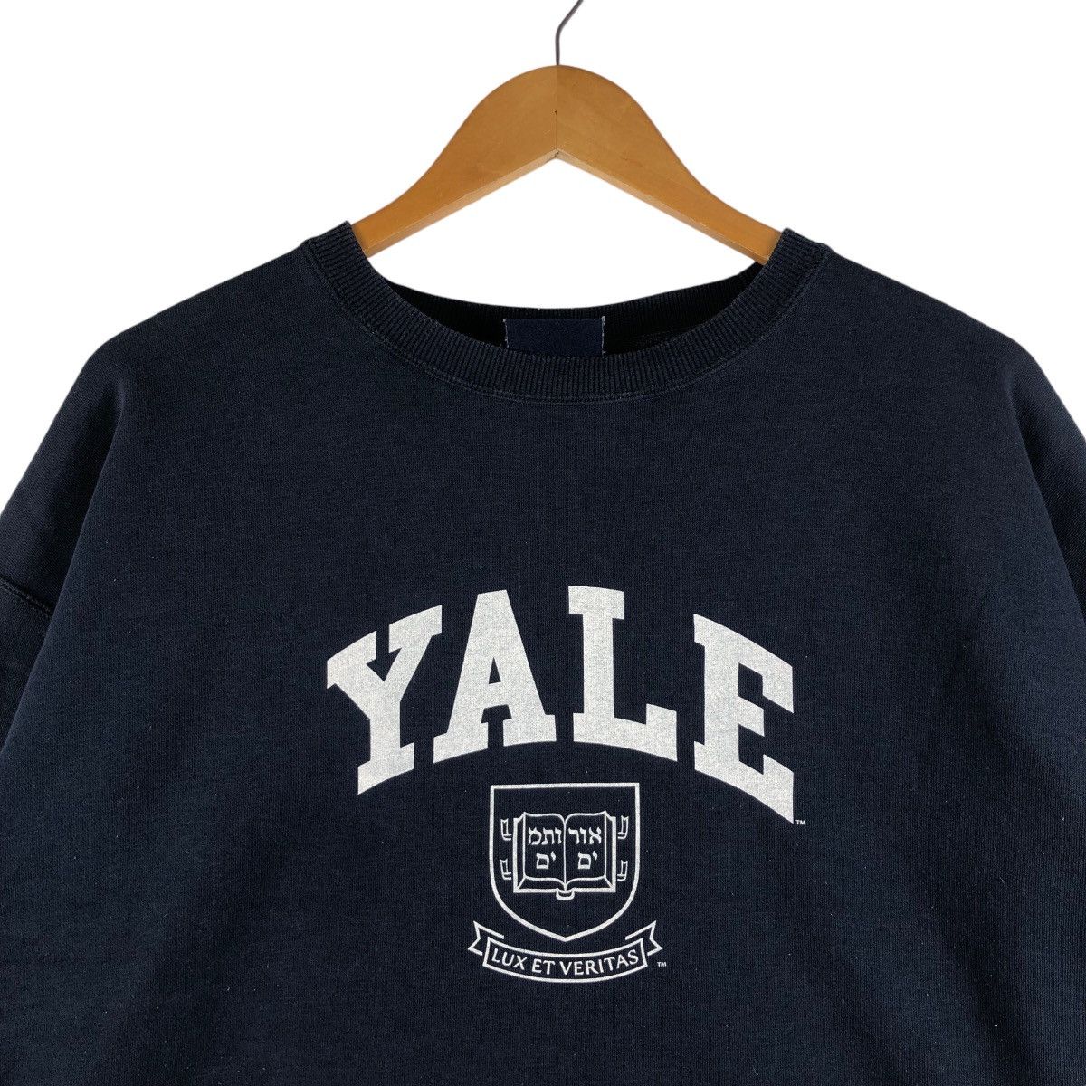 Vintage YALE University Sweatshirt Big Logo Spellout Size M / US 6-8 / IT 42-44 - 2 Thumbnail