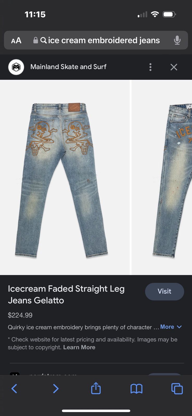 Billionaire Boys Club ICECREAM jeans 32x30 Size US 32 / EU 48 - 10 Thumbnail