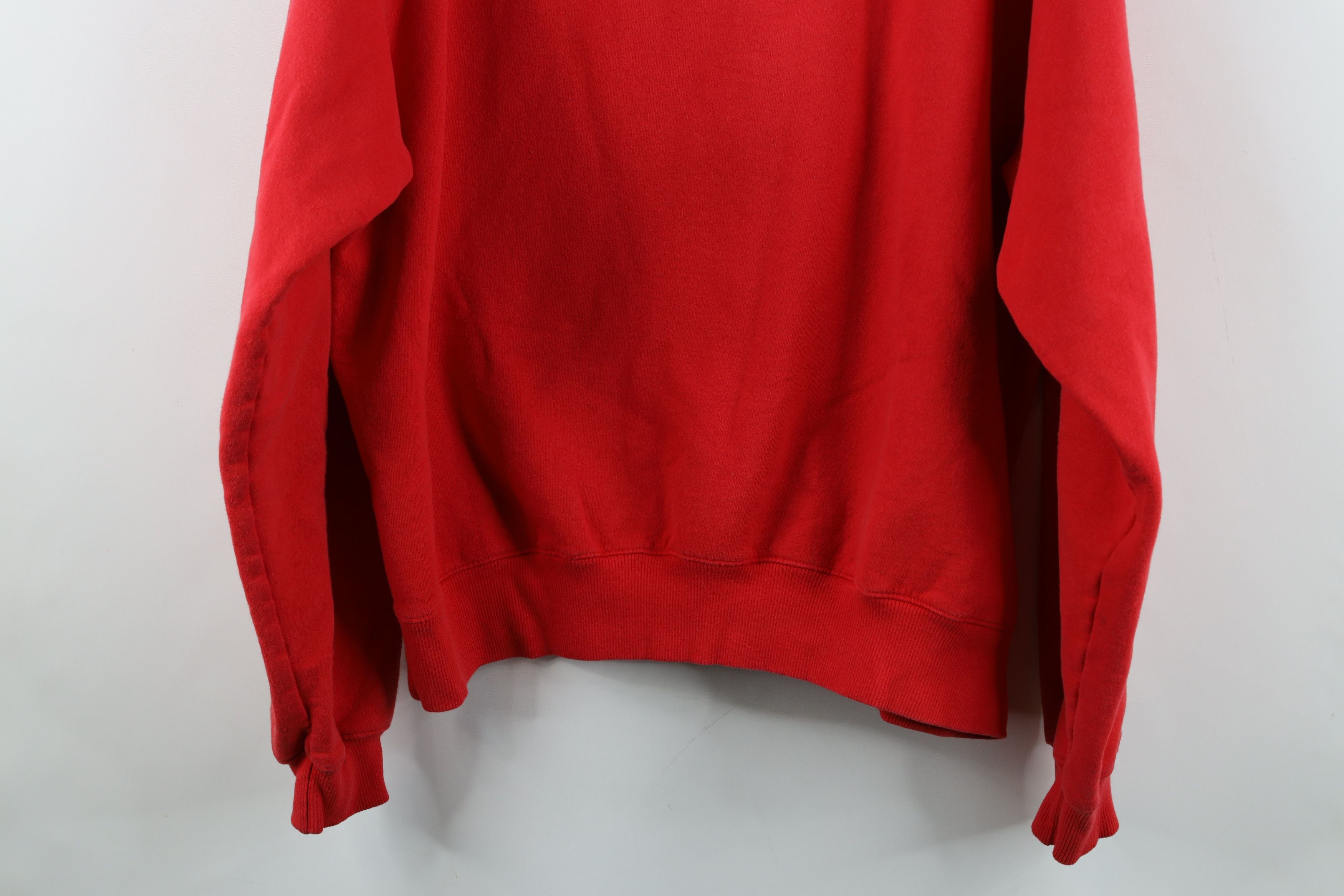 Champion Vintage 90s Champion Classic Logo Crewneck Sweatshirt Red Size US L / EU 52-54 / 3 - 14 Thumbnail