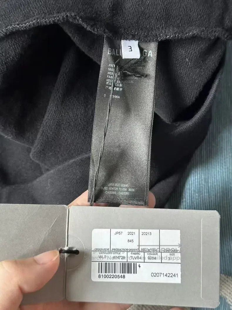 Balenciaga Balenciaga Reversed embroidery letter zipper hoodie Size US L / EU 52-54 / 3 - 4 Thumbnail