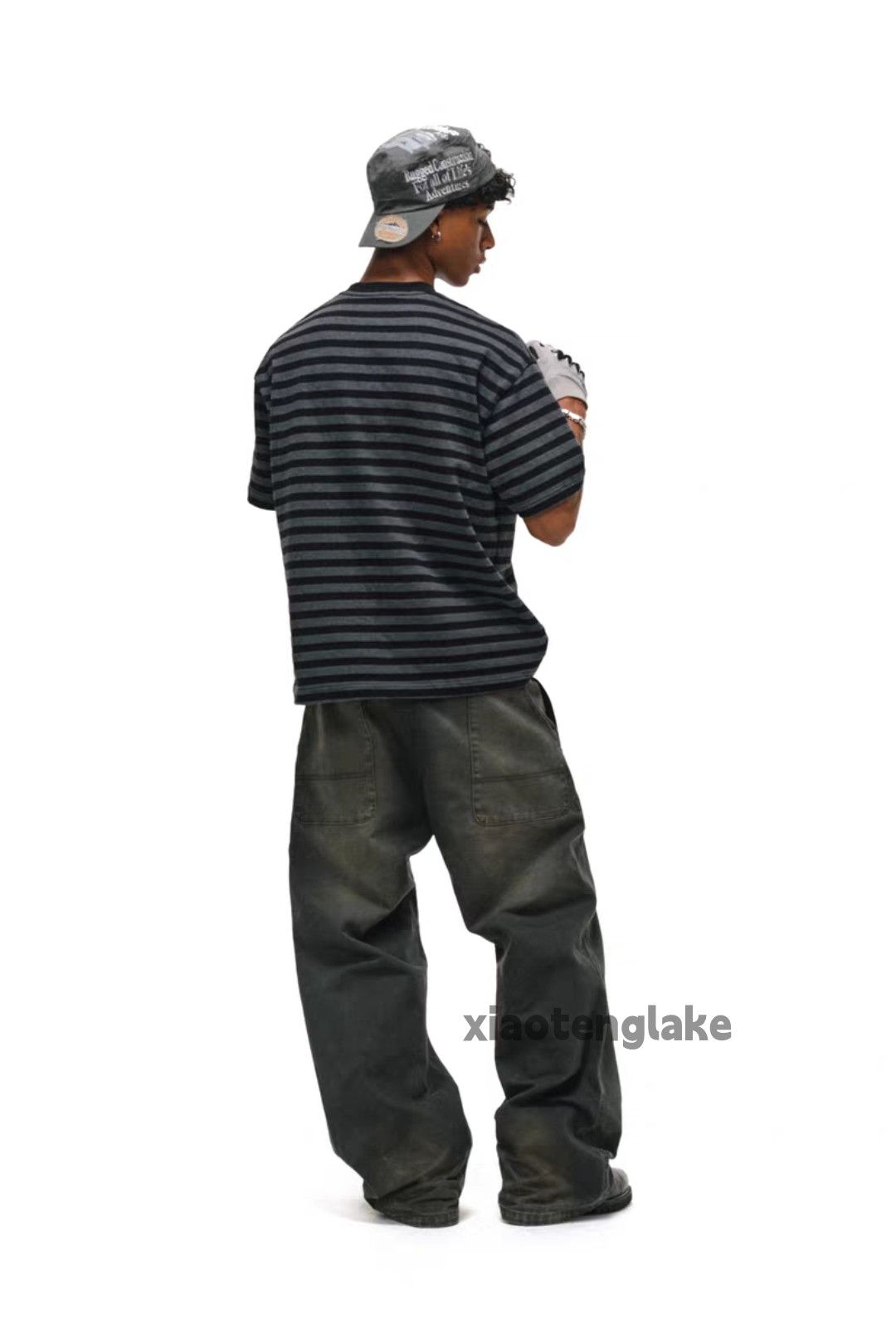 Vintage Utility skate hiphop faded loose baggy carpenter pants Size US 36 / EU 52 - 3 Thumbnail