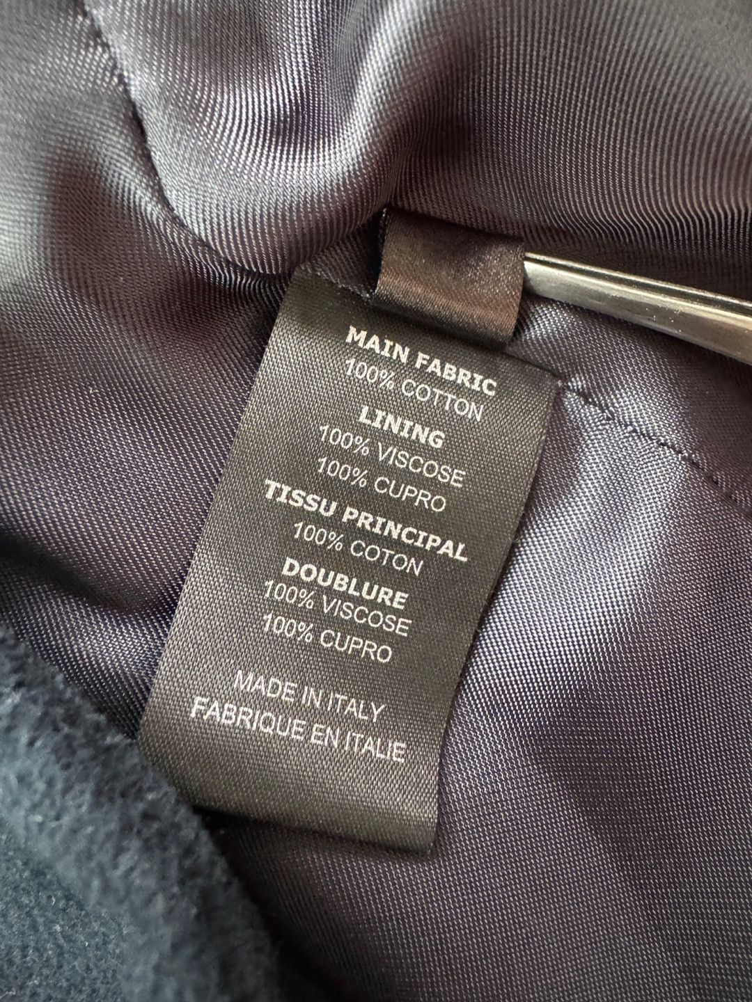 Vetements Vetements FW17 Oversized Moleskin Raw Hem Lettering Coat Size US S / EU 44-46 / 1 - 10 Thumbnail