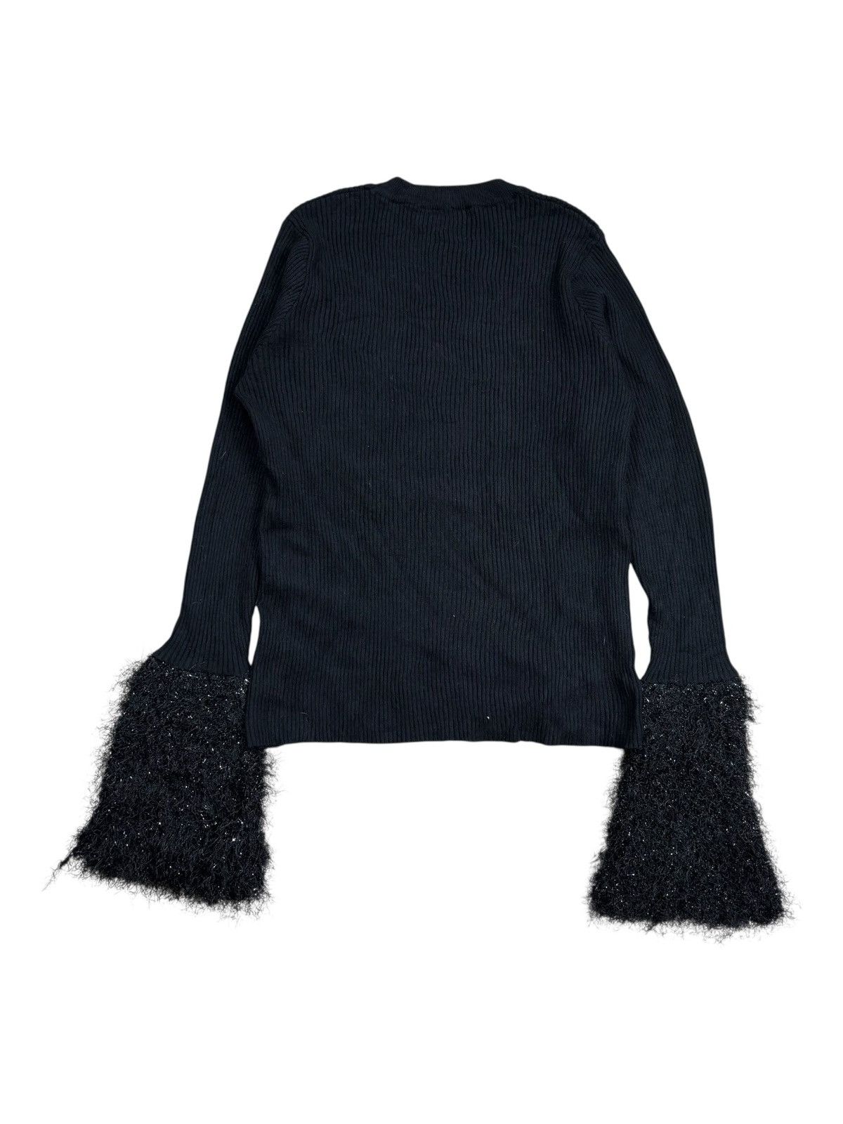 KMRii 2000s TI - VKei Gothic Style Fur Hand Knitted Top Size US M / EU 48-50 / 2 - 1 Thumbnail