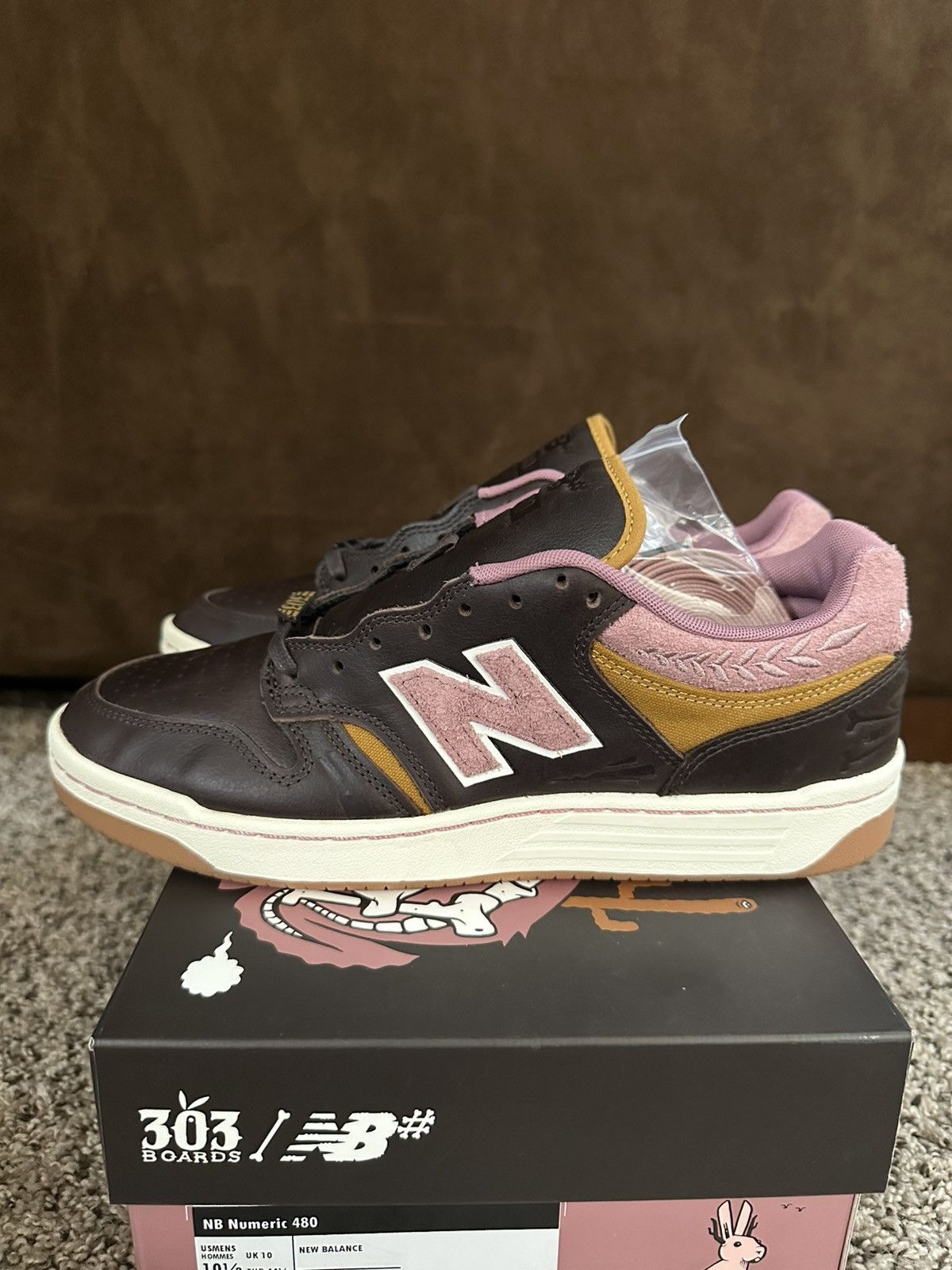 New Balance NB# x 303 x Jeremy Fish “480” Size US 10.5 / EU 43-44 - 2 Thumbnail