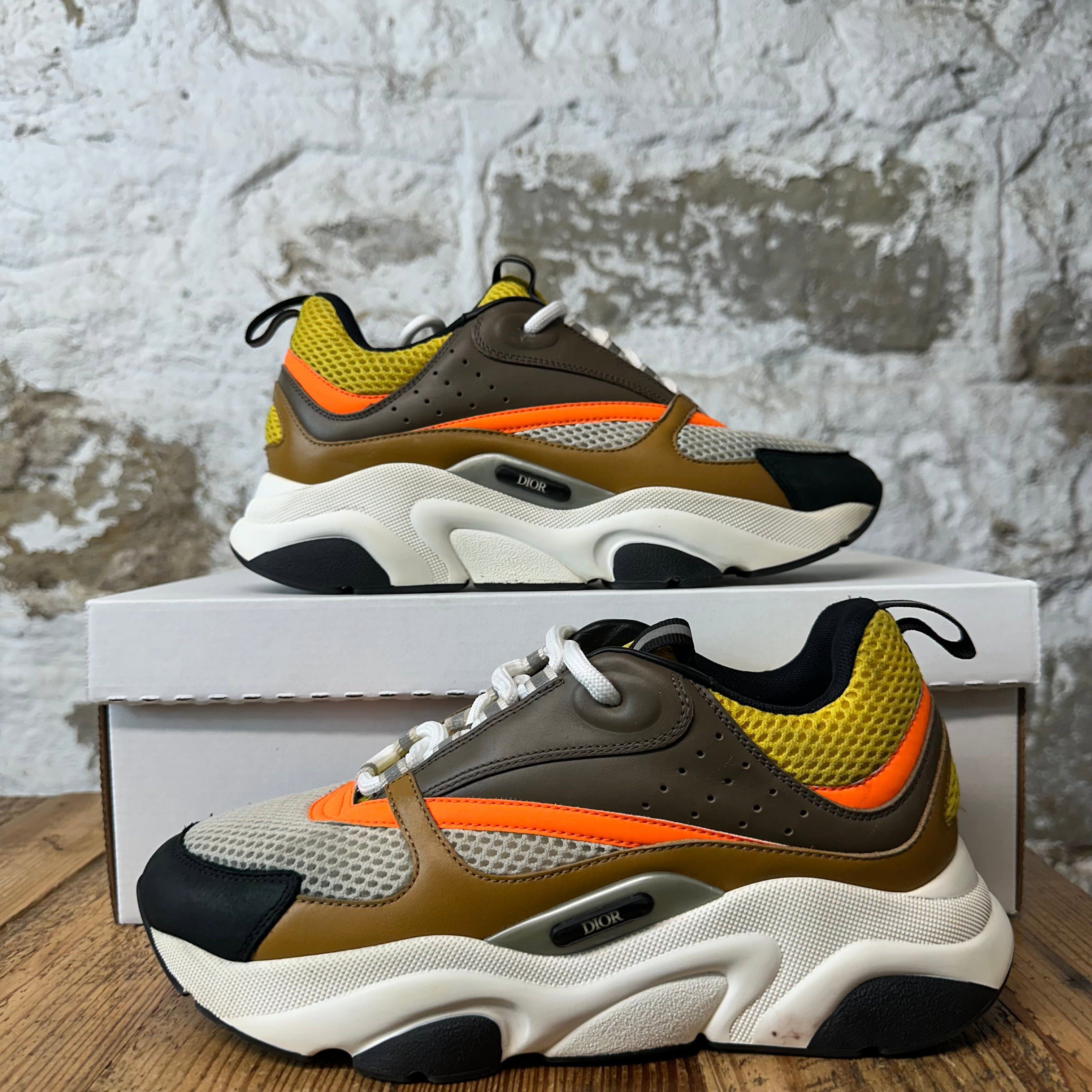 Dior Dior B22 Brown Orange White Sneaker Sz 6.5 (39) Size US 6.5 / EU 39-40 - 1 Thumbnail