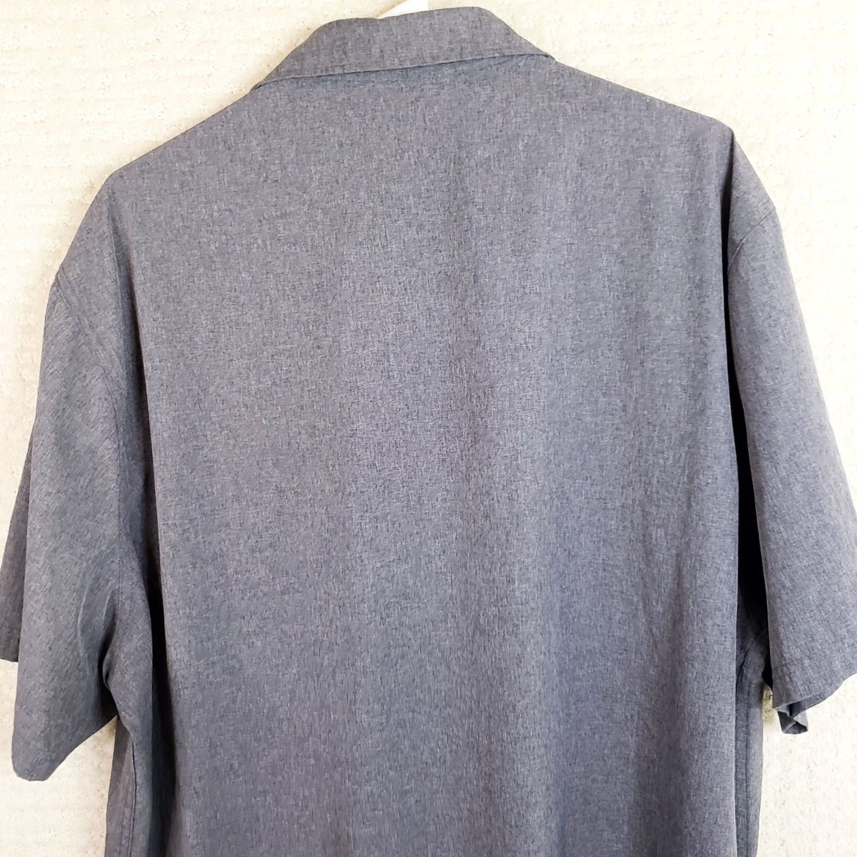 Avalanche Avalanche Men's Button-Up Shirt Short Sleeve Gray 2XL Quick Dry Polyester Spandex Modern Casual Workwear Shirt Ladies? Size US XXL / EU 58 / 5 - 7 Thumbnail