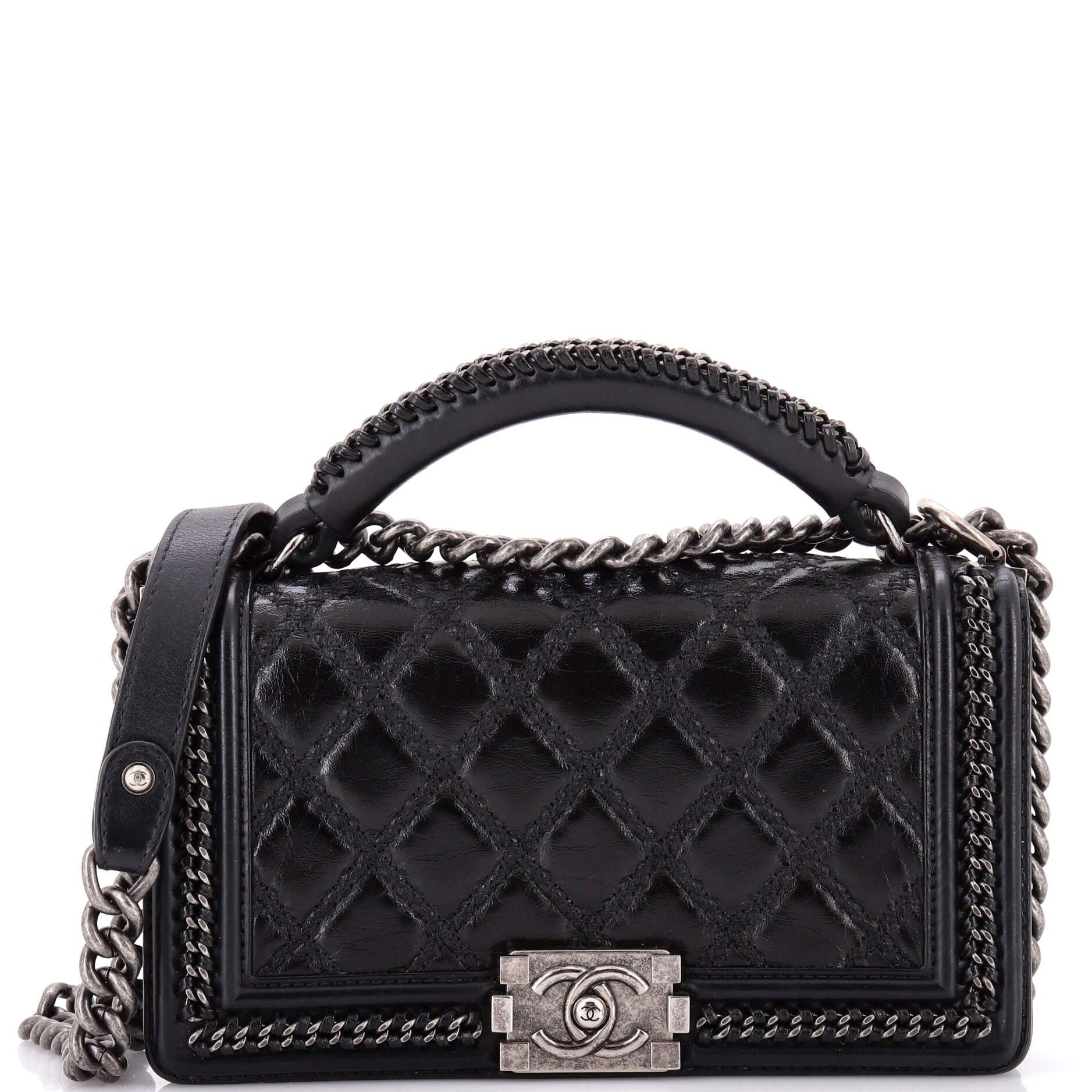 Chanel Chain Handle Boy Flap Bag Size ONE SIZE - 1 Thumbnail