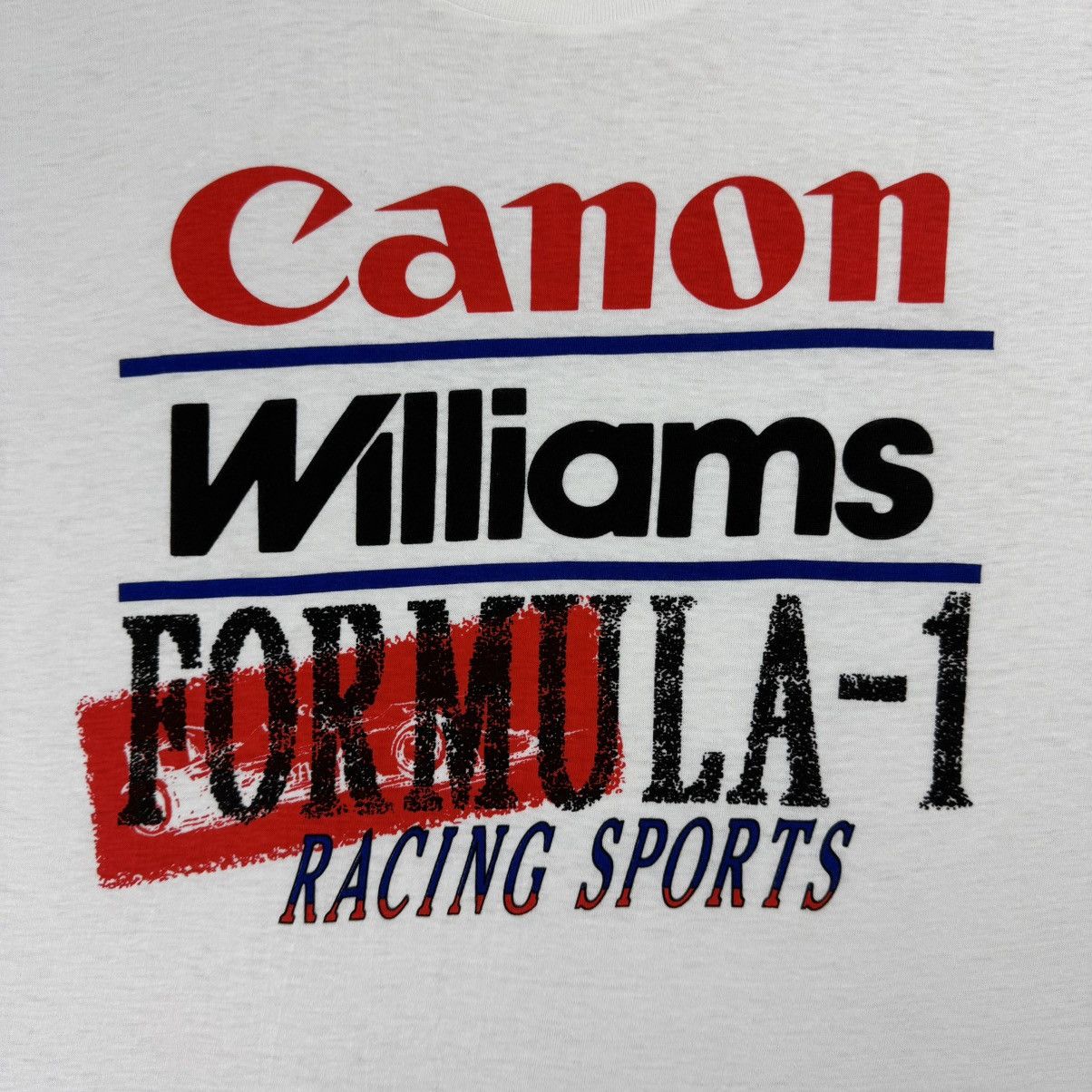 Formula 1 Vintage Promo Canon Williams Racing Sport Formula 1 T-shirt Size US L / EU 52-54 / 3 - 6 Thumbnail