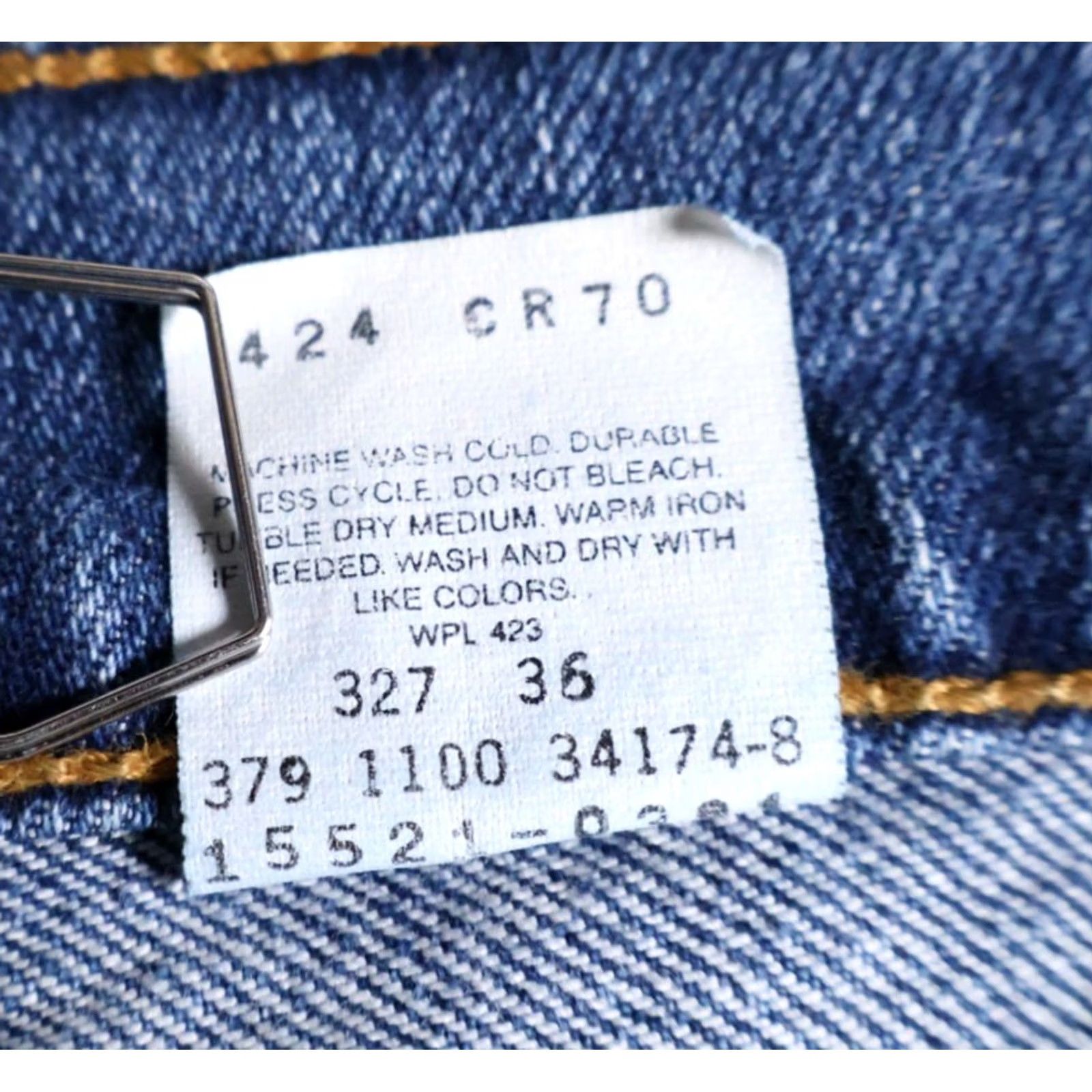 Levi's VINTAGE Levi's 512 Jeans Women's 16 MIS Slim Tapered Leg Denim USA Tag Blue 30.5 Inseam 33/30.5 High Rise Medium Wash 2000s Mens? Size 38" / US 16 / IT 52 - 5 Thumbnail