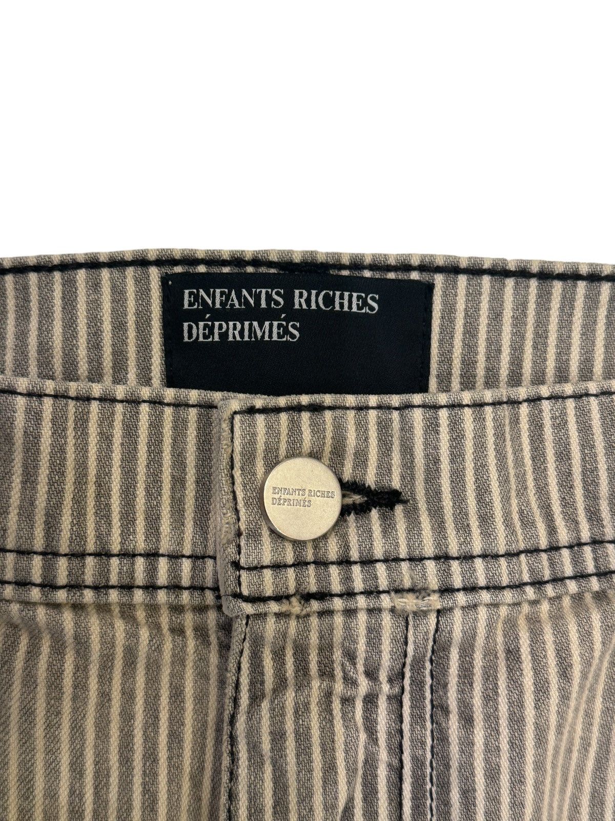 Enfants Riches Deprimes ERD Hickory Striped Paint Carpenter Pants Shuji Version Size US 36 / EU 52 - 9 Thumbnail