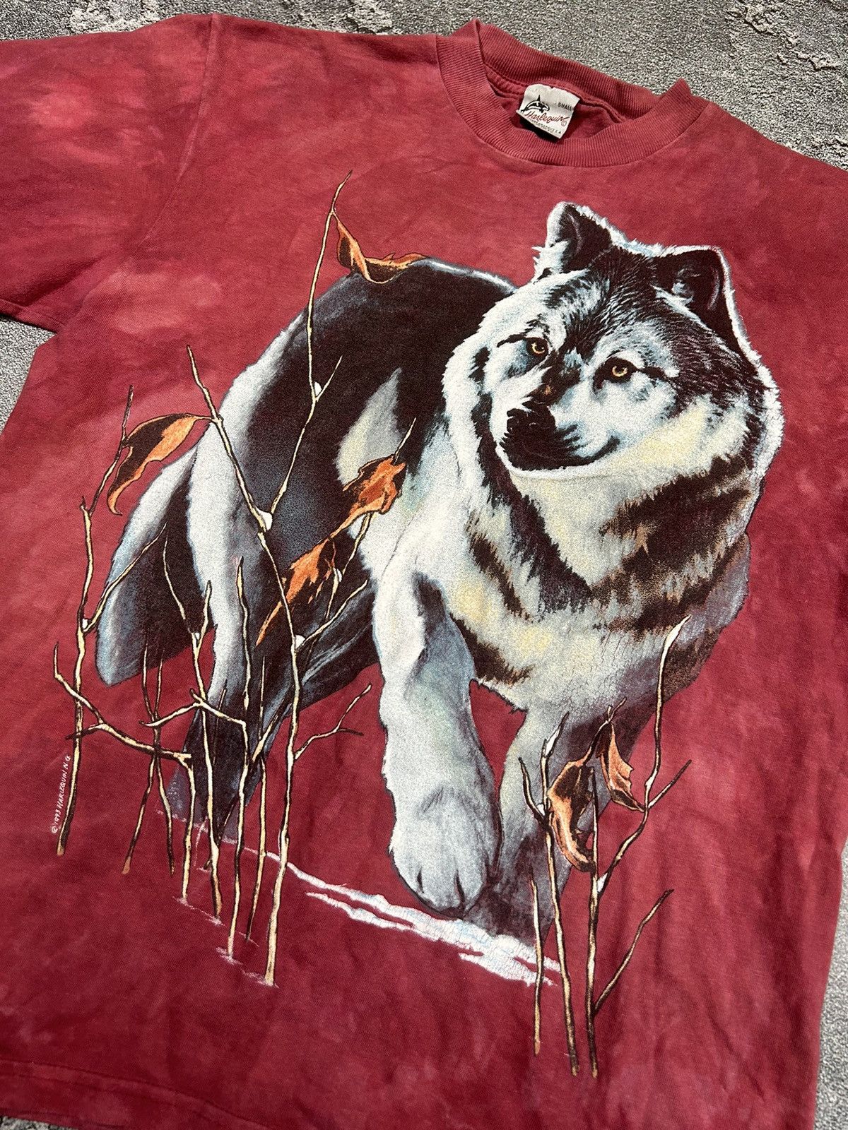 Vintage 90s Harlequin wolf T-shirt size S Size US S / EU 44-46 / 1 - 2 Thumbnail