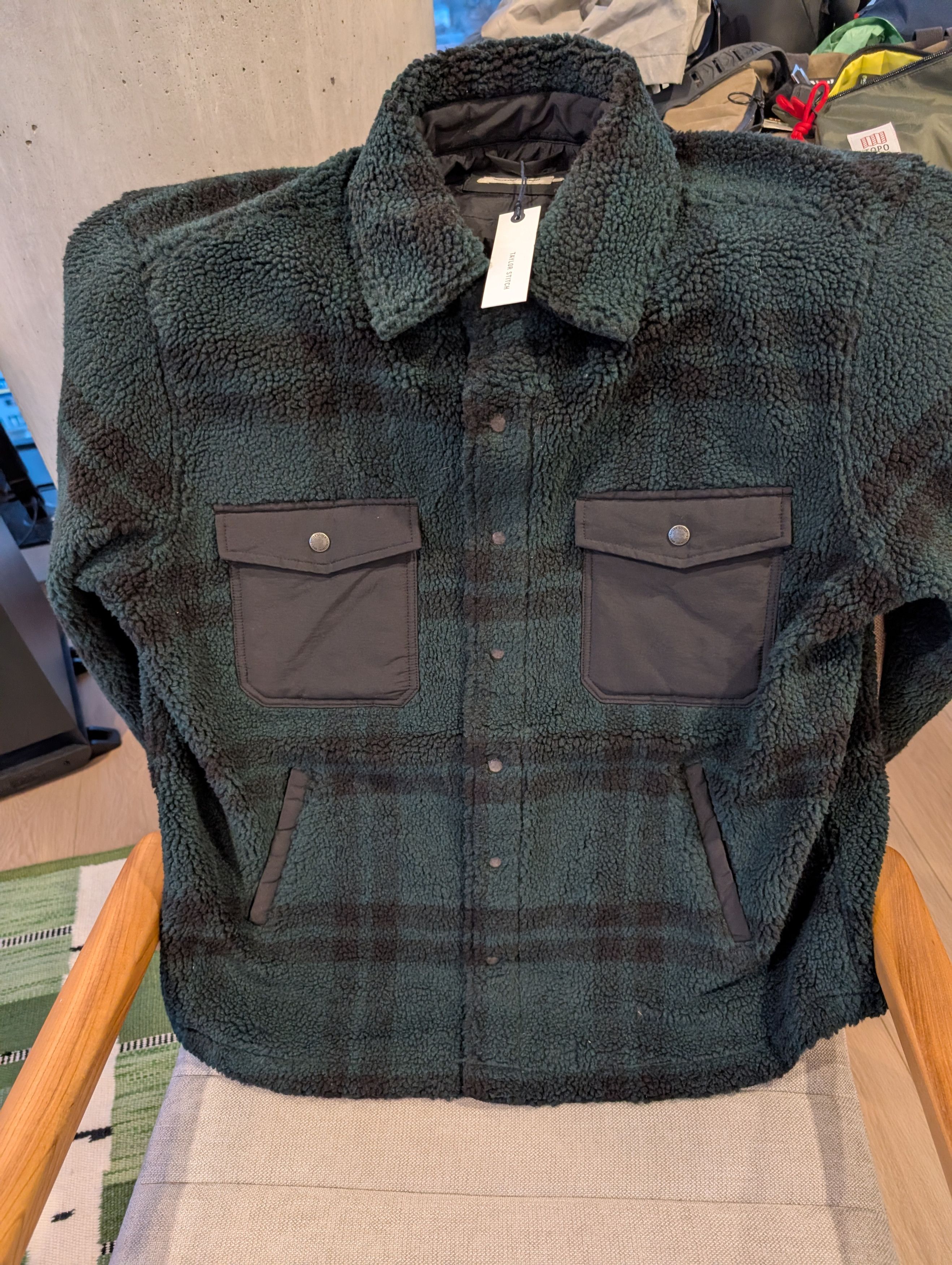 Taylor Stitch Timberline Jacket in Dark Spruce Plaid. New, with tags Size US XL / EU 56 / 4 - 1 Thumbnail