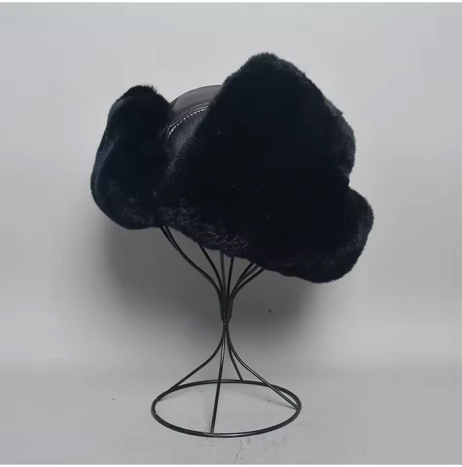 Japanese Brand Unisex RealRabbit Fur Ushanka Trapper Hat Size M Size ONE SIZE - 7 Thumbnail