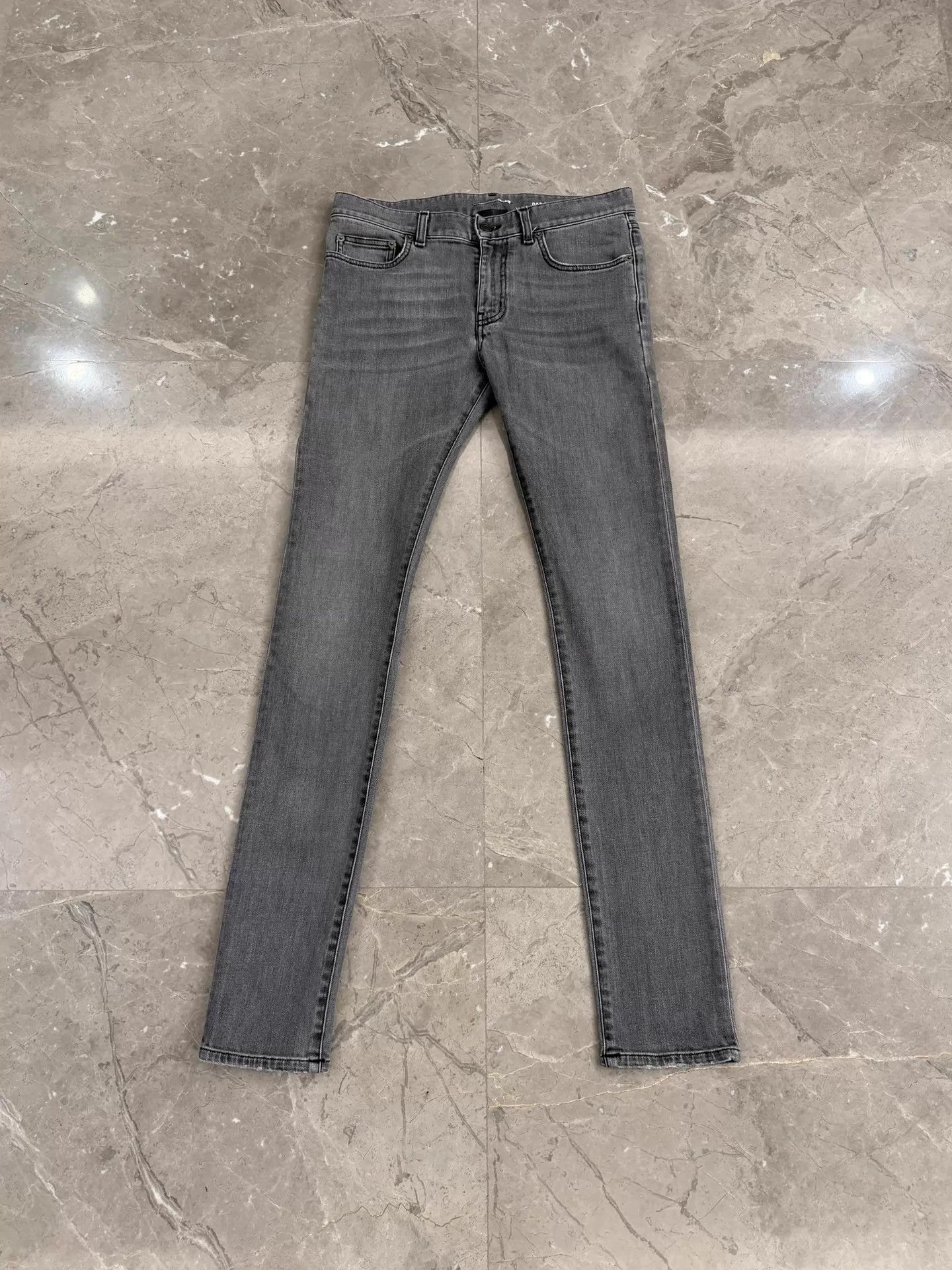 Saint Laurent Paris Saint Laurent 14SS Hedi D02 Skinny Jeans Gray Wash Size 30 Size US 30 / EU 46 - 1 Thumbnail