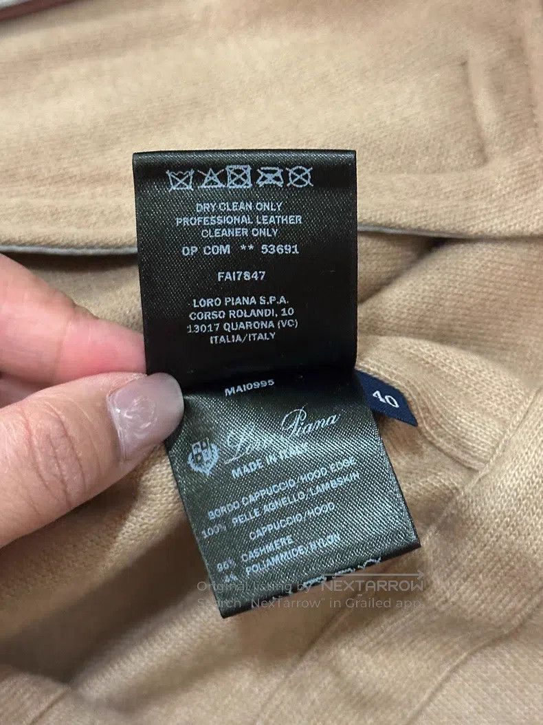 Loro Piana Loro Piana Classic Gray Hooded Cashmere Jacket Size XS / US 0-2 / IT 36-38 - 7 Thumbnail