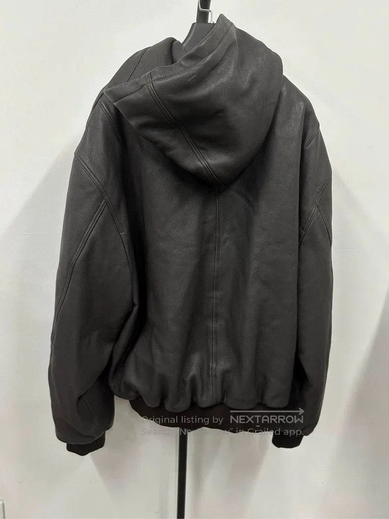 Balenciaga Balenciaga Black Hooded Leather Blouson Jacket. Size US L / EU 52-54 / 3 - 4 Thumbnail