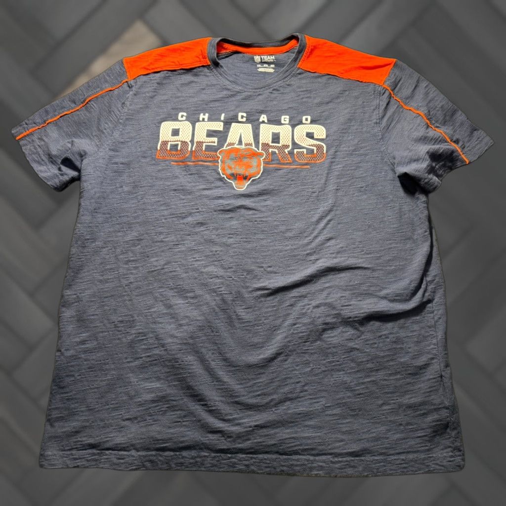 NFL NFL Chicago Bears T Shirt Mens 2XL Blue Orange Team Apparel Football Shirt Mens Blue Size US XXL / EU 58 / 5 - 1 Thumbnail