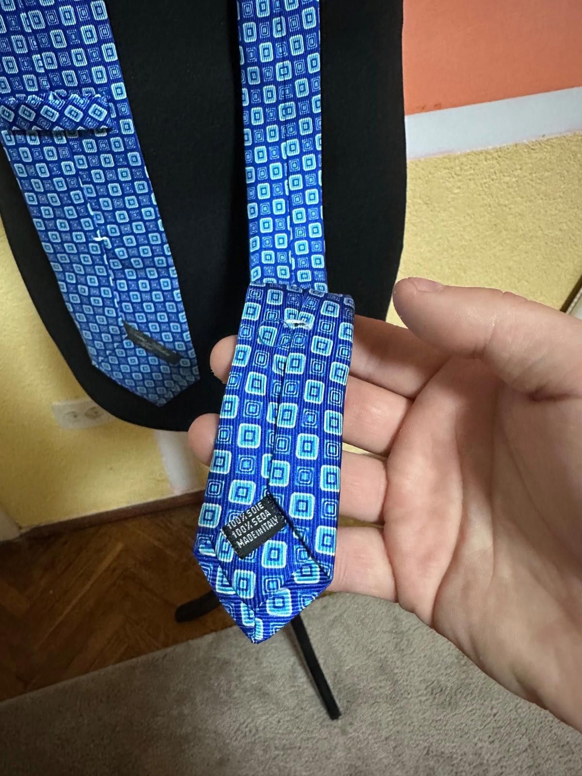 Cesare Attolini Cesare Attolini Silk Tie Blue Size ONE SIZE - 7 Thumbnail