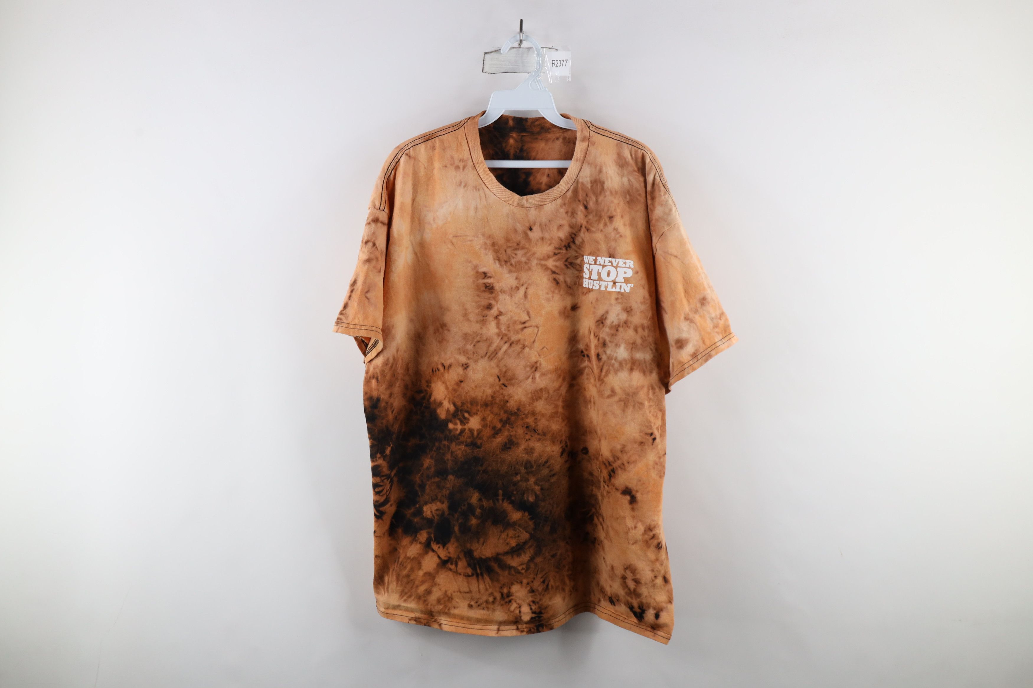 Vintage Vintage Streetwear Acid Wash Jets Pizza Short Sleeve T-Shirt Size US XXL / EU 58 / 5 - 1 Thumbnail