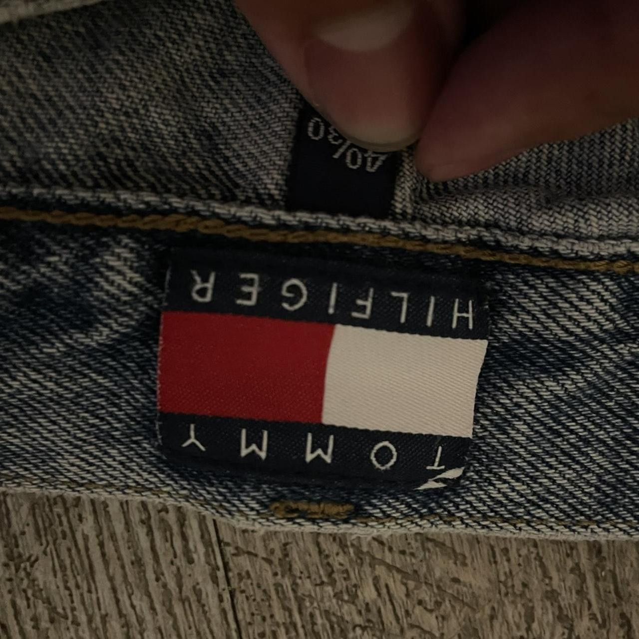Tommy Hilfiger × Vintage Vintage Y2K Blue Tommy Hilfiger Baggy Wide Carpenter Jeans Size US 40 / EU 56 - 3 Thumbnail
