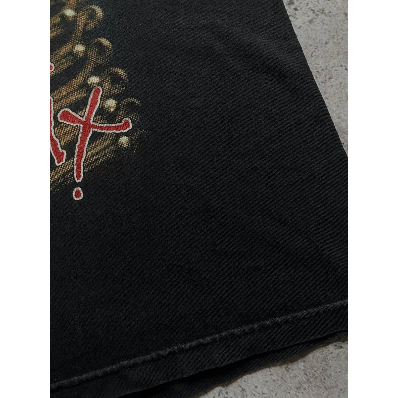 Jimi Hendrix × Vintage VINTAGE 90s JIMI HENDRIX PORTRAIT FADED DISTRESSED ROCK TEE Size US M / EU 48-50 / 2 - 7 Thumbnail