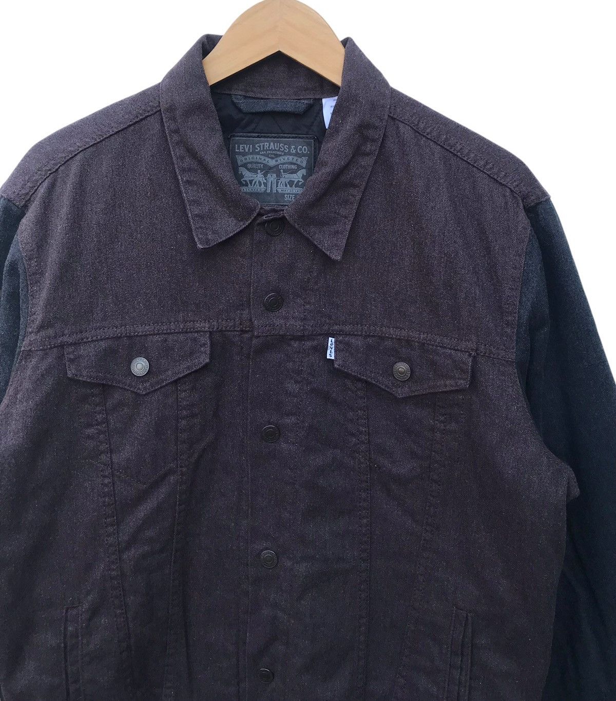 Levi's Two Tones Levis Snap Button Levis Varsity Jacket Size US L / EU 52-54 / 3 - 3 Thumbnail