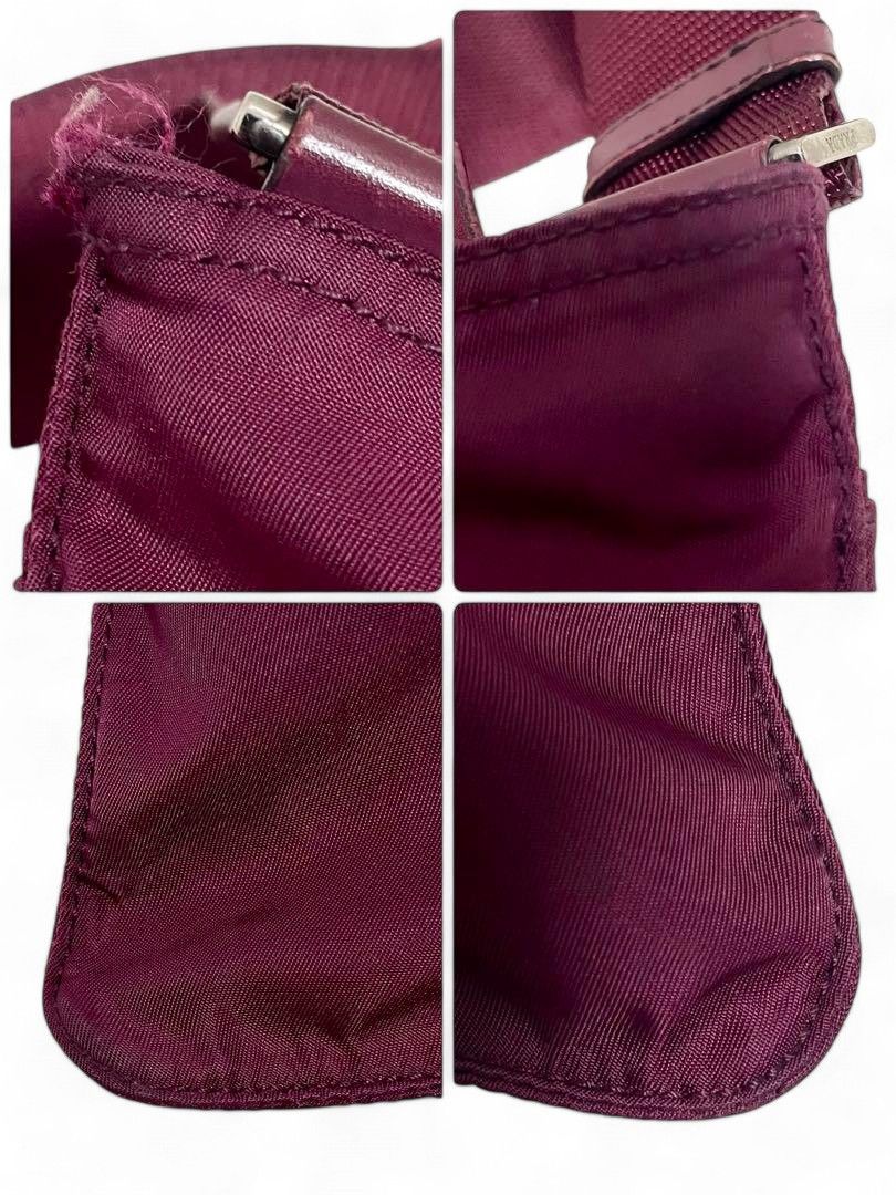 Prada Prada - Bordeaux Sacoche Shoulder Bag Tessuto Nylon Size ONE SIZE - 6 Thumbnail