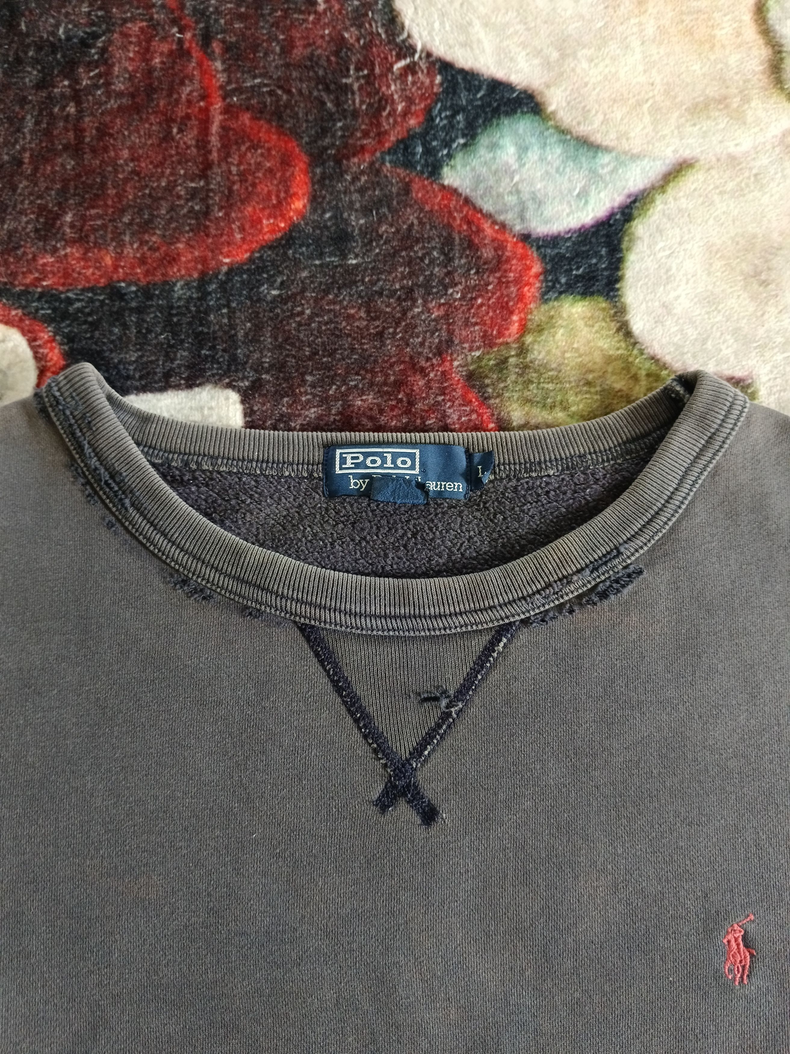 Polo Ralph Lauren THRASHED🔥VINTAGE 90s POLO BY RALPH LAUREN Size US L / EU 52-54 / 3 - 14 Thumbnail