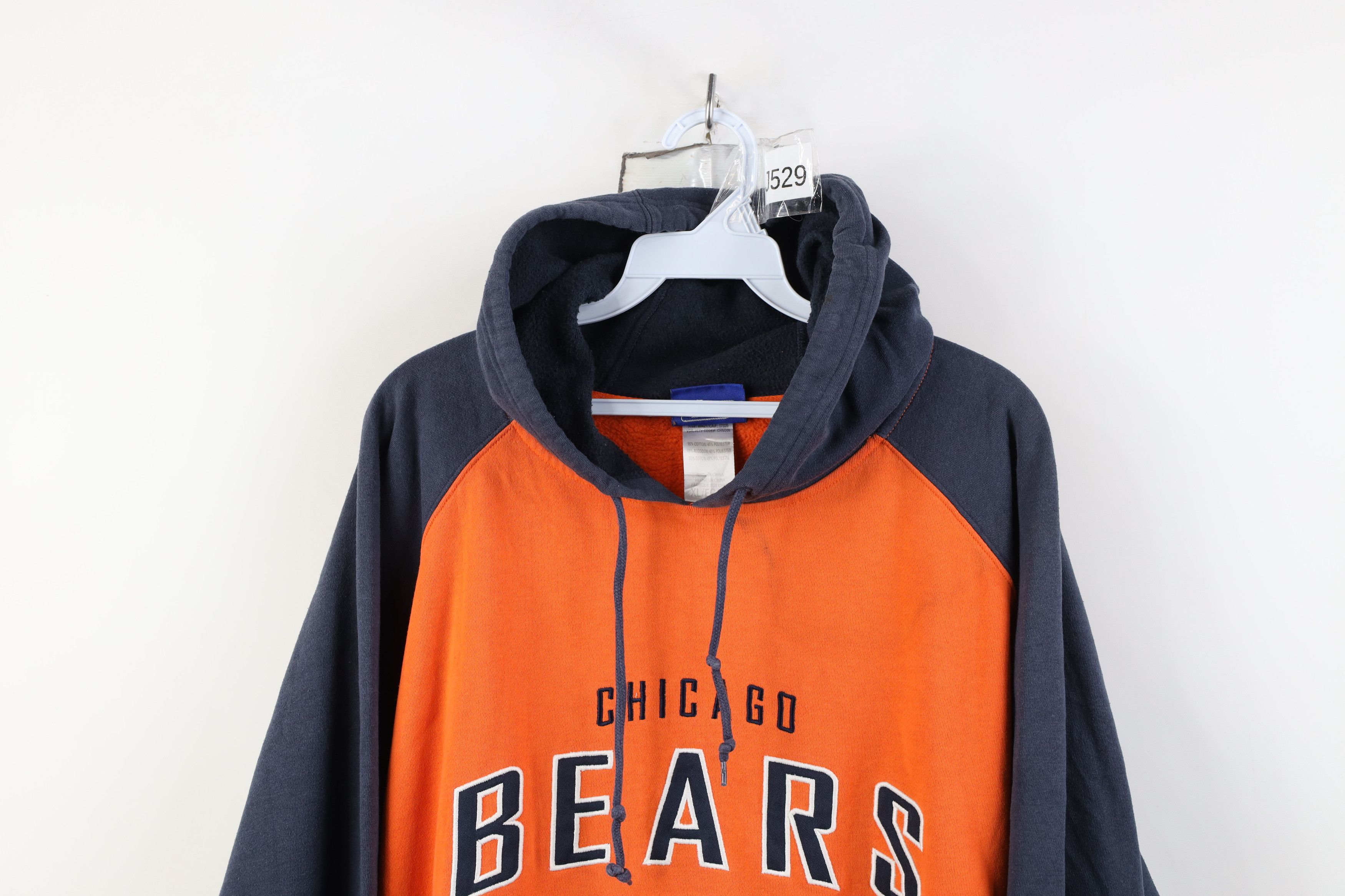 Reebok Vintage Reebok Chicago Bears Football Hoodie Sweatshirt Size US XL / EU 56 / 4 - 2 Thumbnail