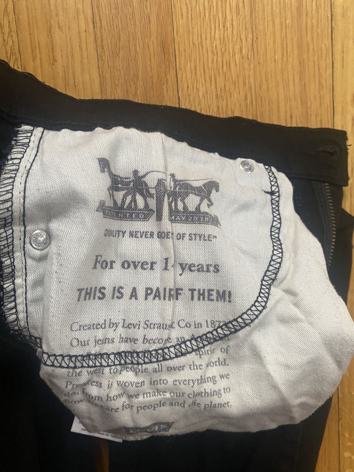 Levi's Levi’s Black Jeans Slim Size US 32 / EU 48 - 9 Thumbnail
