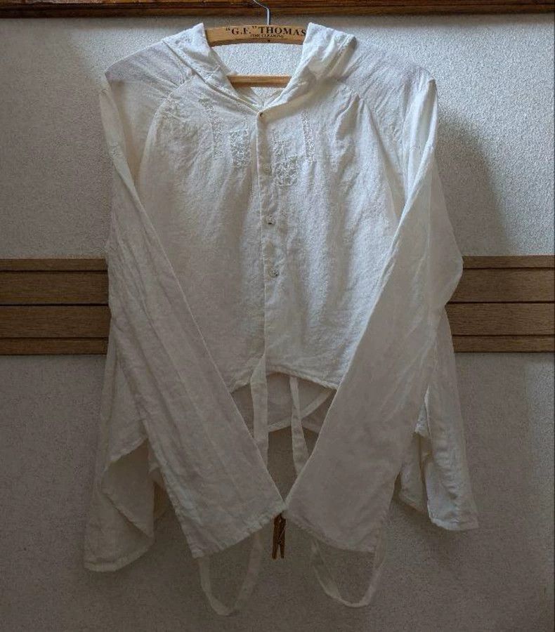 Kapital Rare Embroidered Linen Hooded Jacket Size US M / EU 48-50 / 2 - 1 Thumbnail