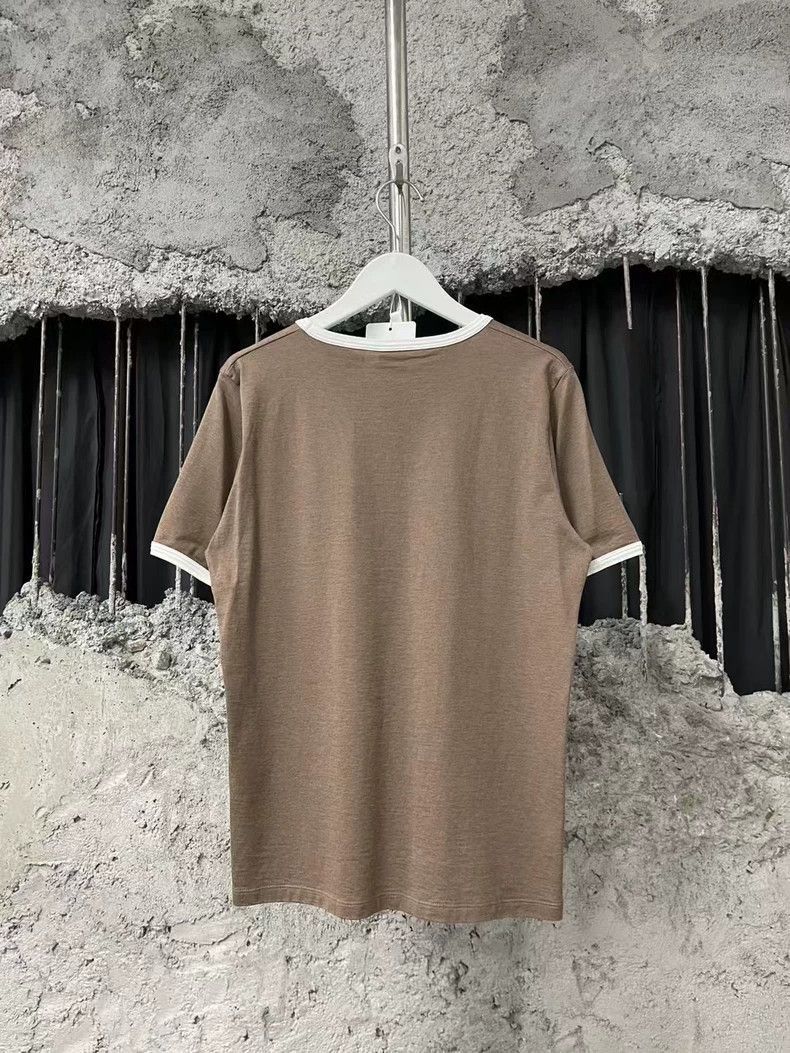Celine Celine Short Sleeve TShirt in Brown Size US M / EU 48-50 / 2 - 2 Thumbnail