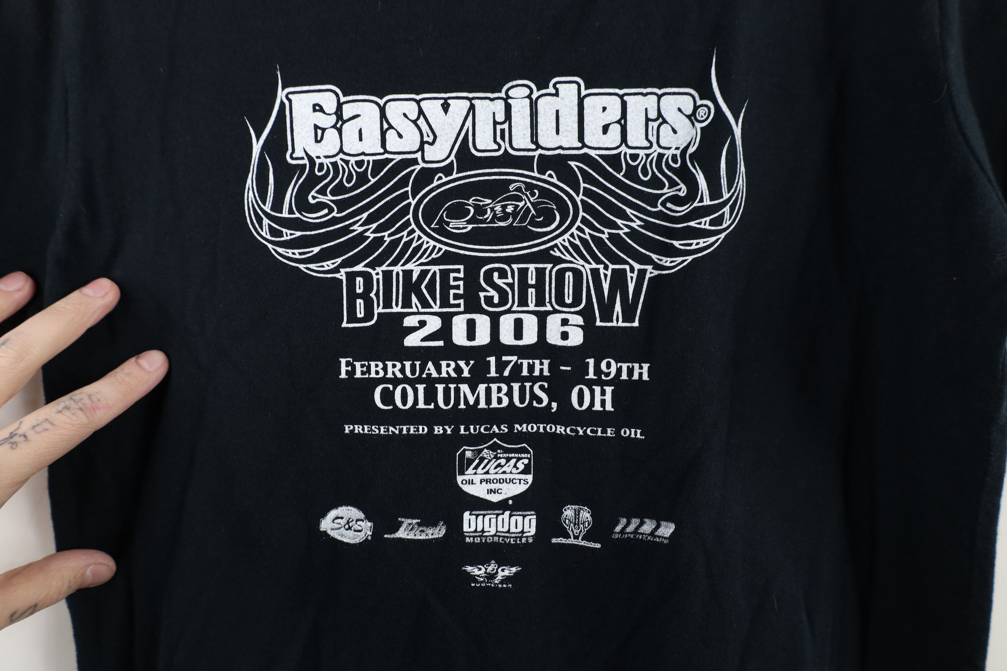 Vintage Vintage Y2K 2006 Bike Week Easyriders Tribal Phoenix T-Shirt Size S / US 4 / IT 40 - 11 Thumbnail