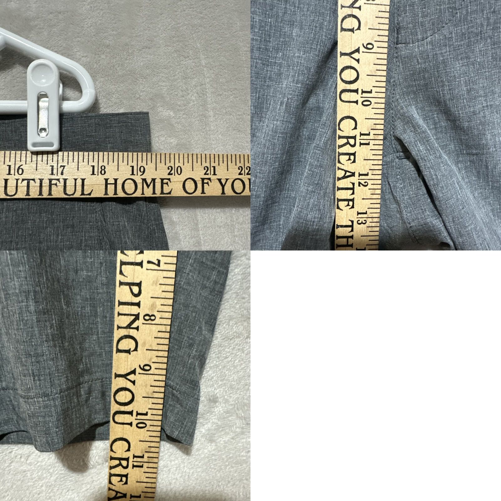 Peter Millar Peter Millar Crown Performance Men's Shorts Size 38 Gray Stretch Shirt? Size US 38 / EU 54 - 8 Thumbnail