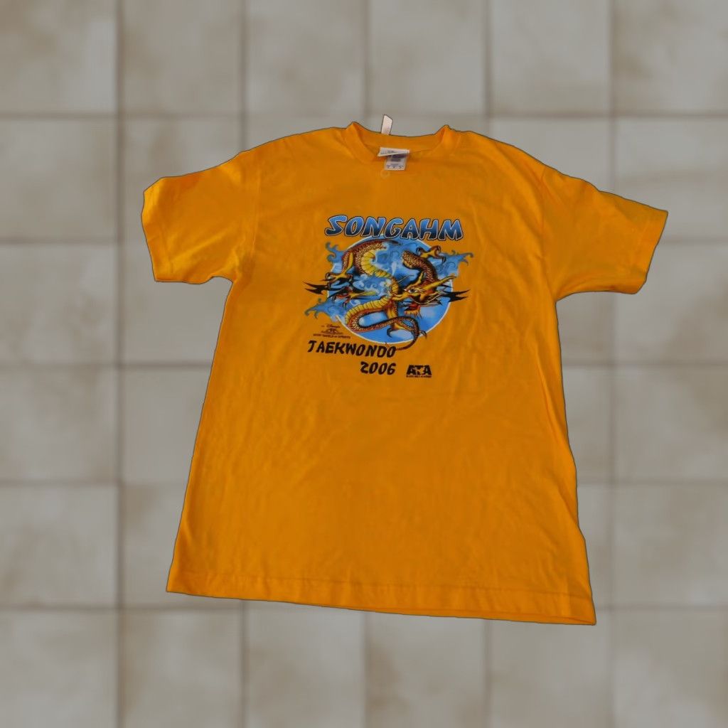 Disney Disney Songahm Taekwondo Shirt Mens Medium Yellow Wide World of Sports 2006 ATA Size US M / EU 48-50 / 2 - 1 Thumbnail
