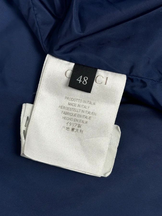 Gucci 2010s Gucci Navy Nylon Monogram Light Jacket Size US M / EU 48-50 / 2 - 9 Thumbnail