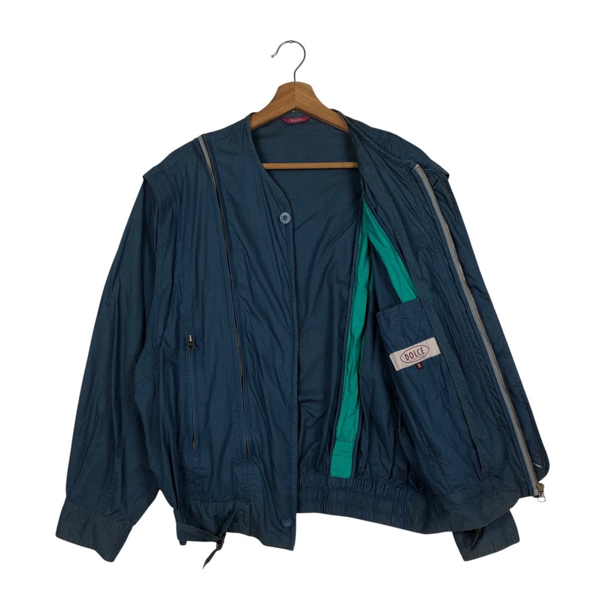 Japanese Brand × Vintage 📌Vintage Bomber Jacket Parachute Small Parts Dolce Japan Size US M / EU 48-50 / 2 - 12 Thumbnail