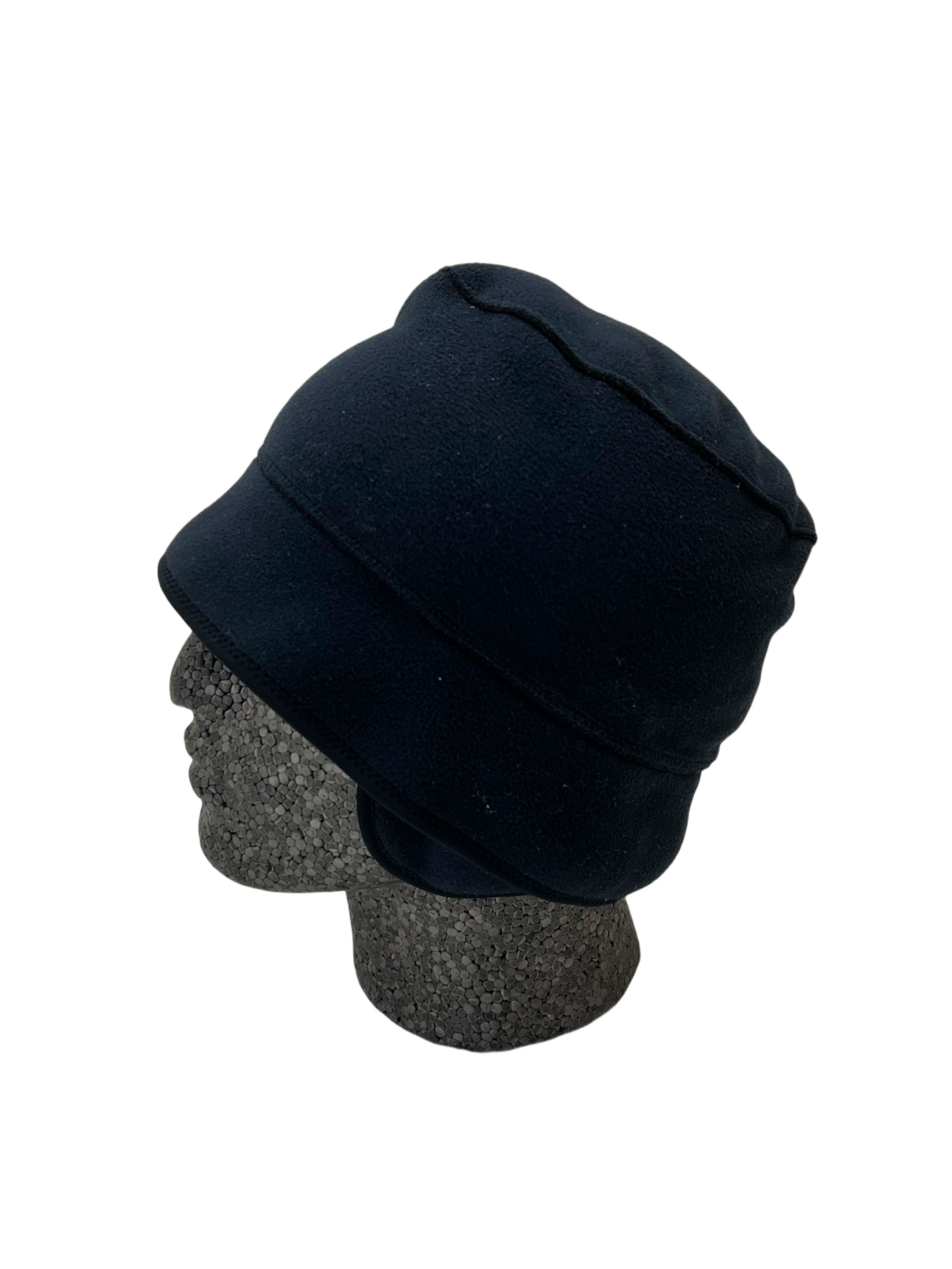 Prada Prada Linea Rossa Blue Fleece Winter Cap With PLR Red Logo Size 32 - 3 Thumbnail