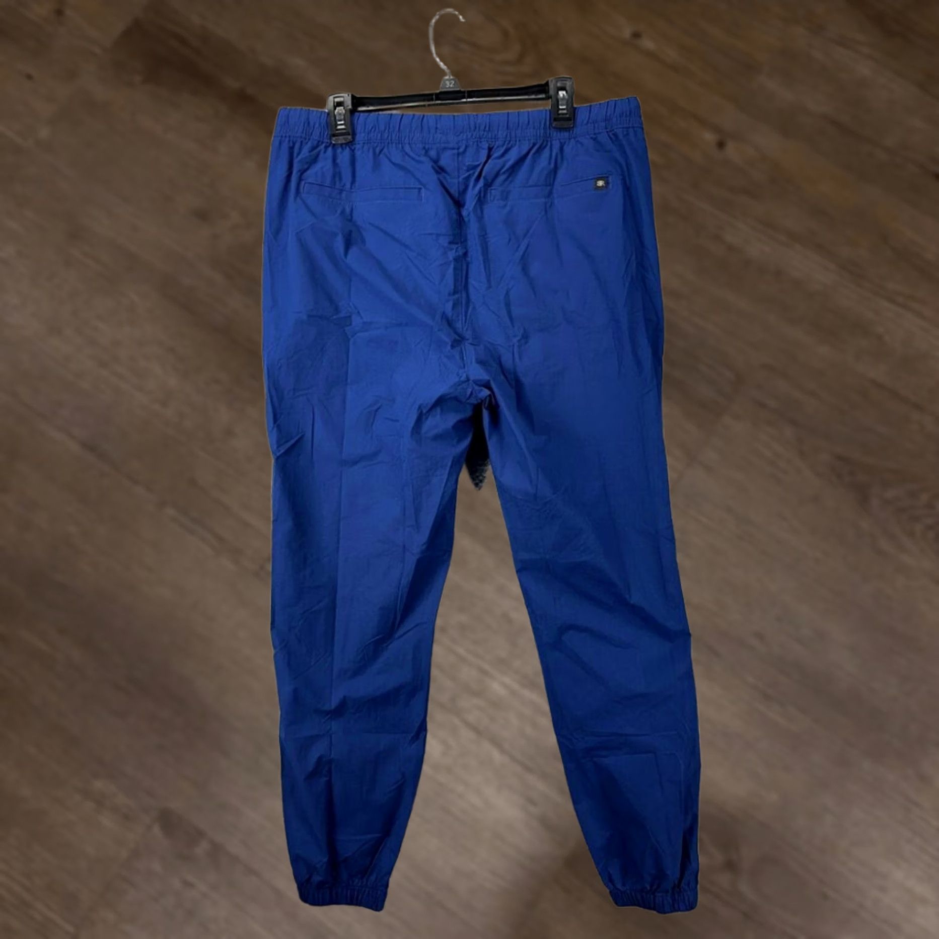 Banana Republic Banana Republic Track Pants Mens Large Blue Nylon Blend Pull On Hiking Jogger Pants Size US 33 - 1 Thumbnail