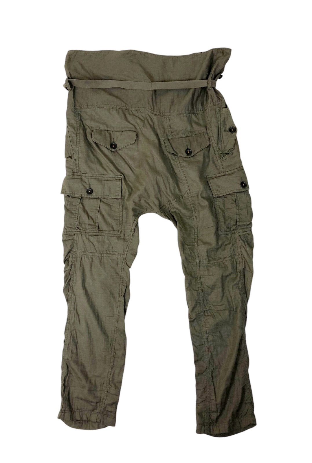 Japanese Brand Japan Brand JPEGG Wrap Ups Waist Crop Cargo Pants Size US 35 - 10 Thumbnail