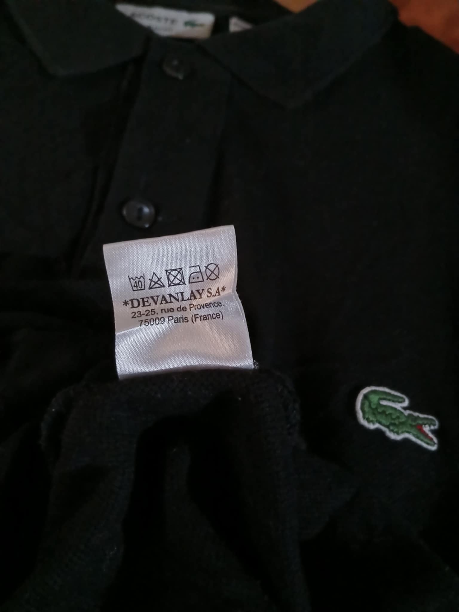 Lacoste Lacoste (black) Slim fit Polo Shirt Size US M / EU 48-50 / 2 - 4 Thumbnail